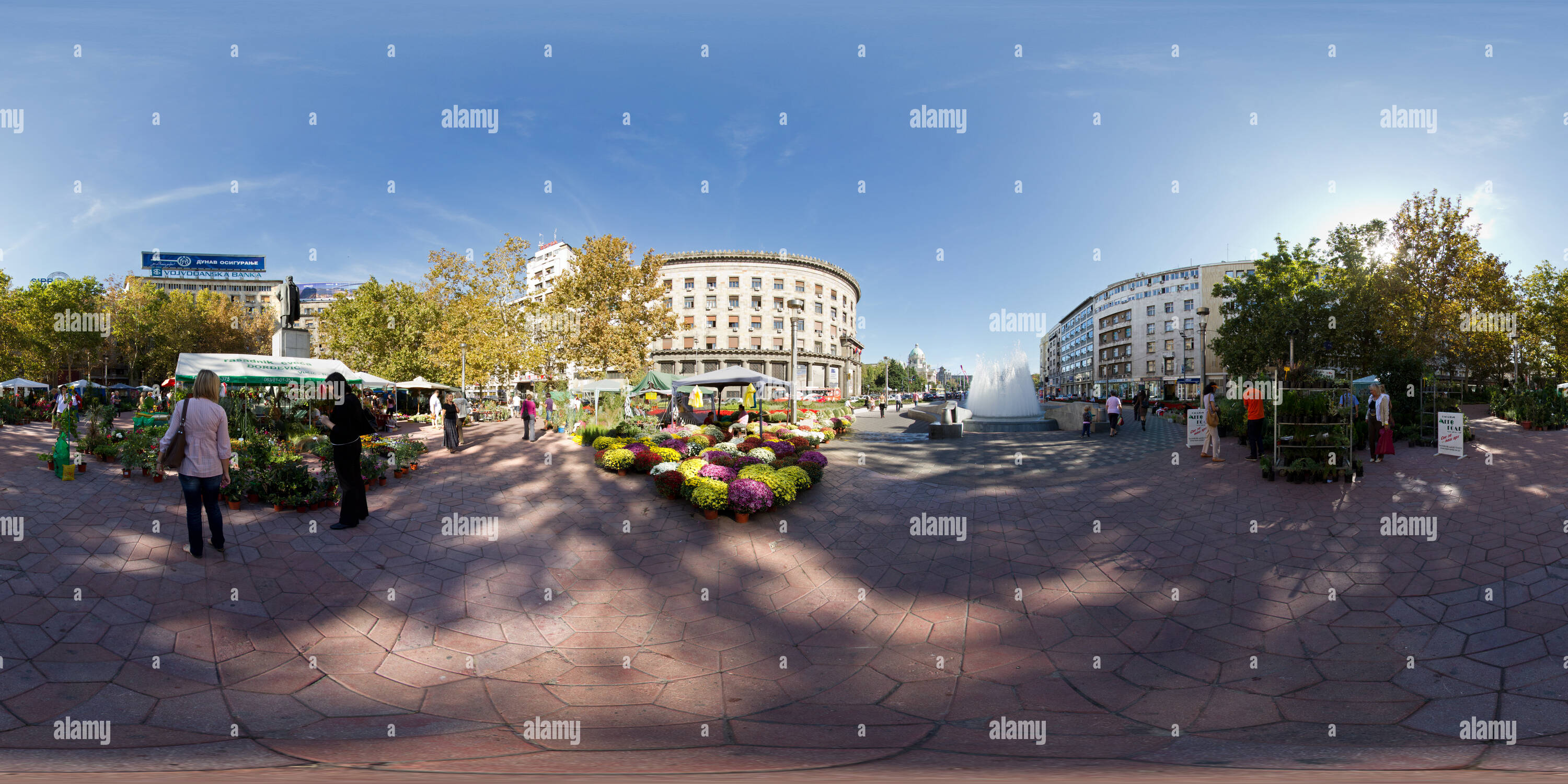 Visualizzazione panoramica a 360 gradi di Nikola Pašić Square