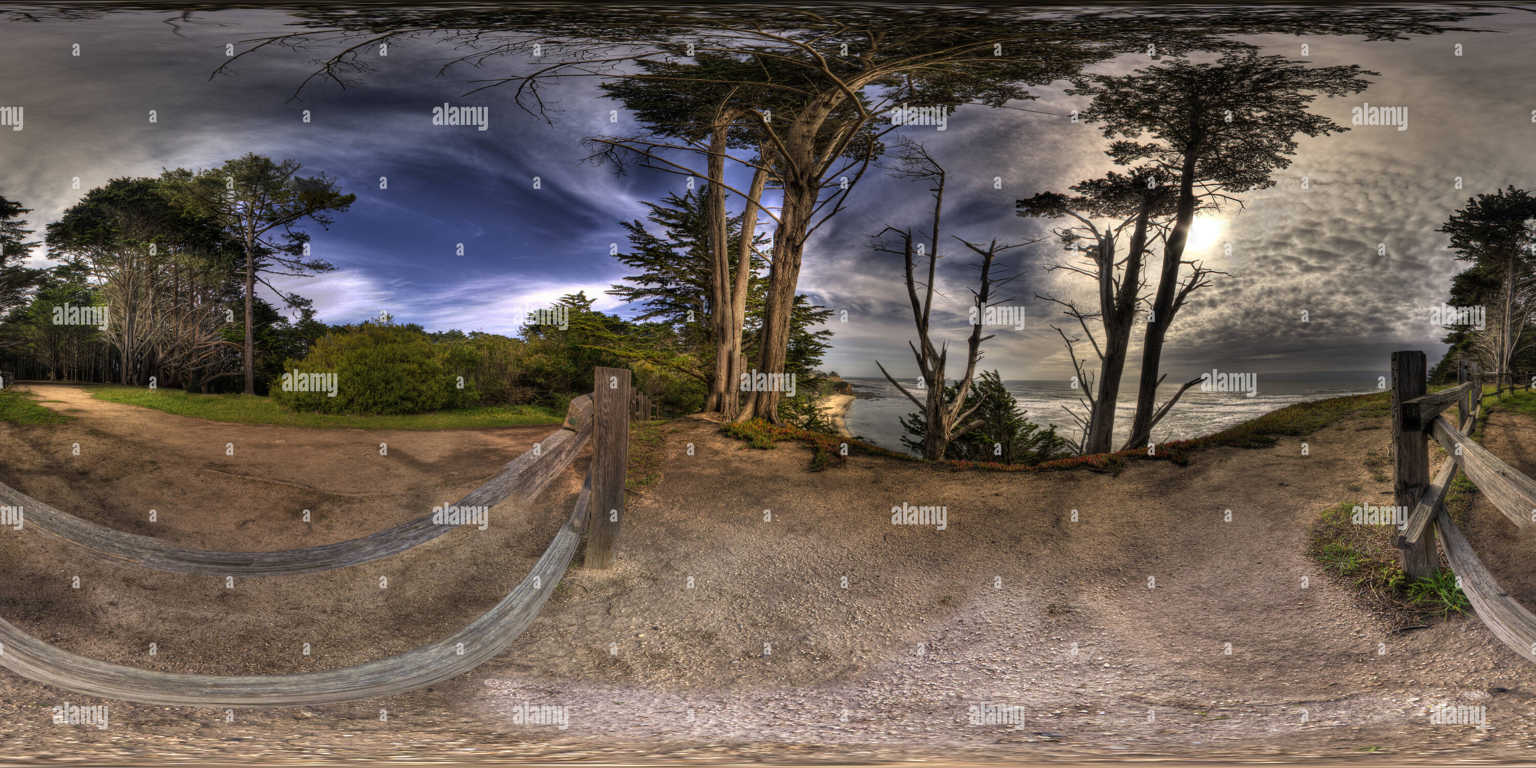 Visualizzazione panoramica a 360 gradi di Fitzgerald Riserva Marina