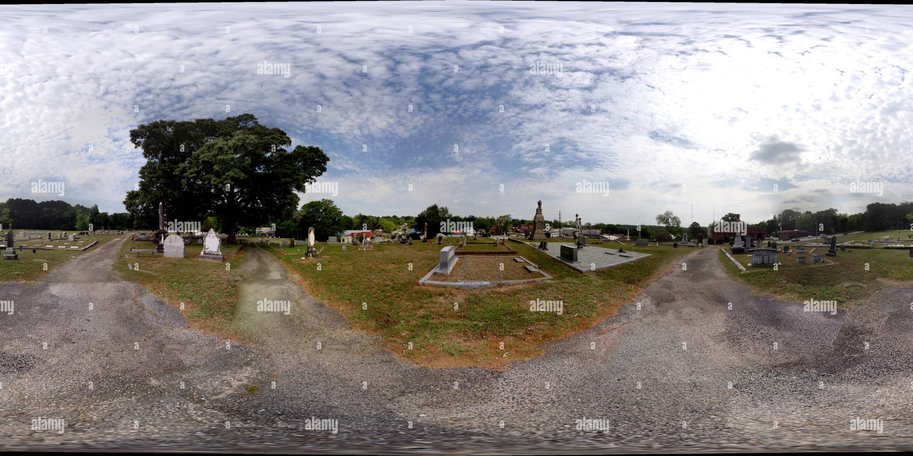 Visualizzazione panoramica a 360 gradi di Woodbine cimitero