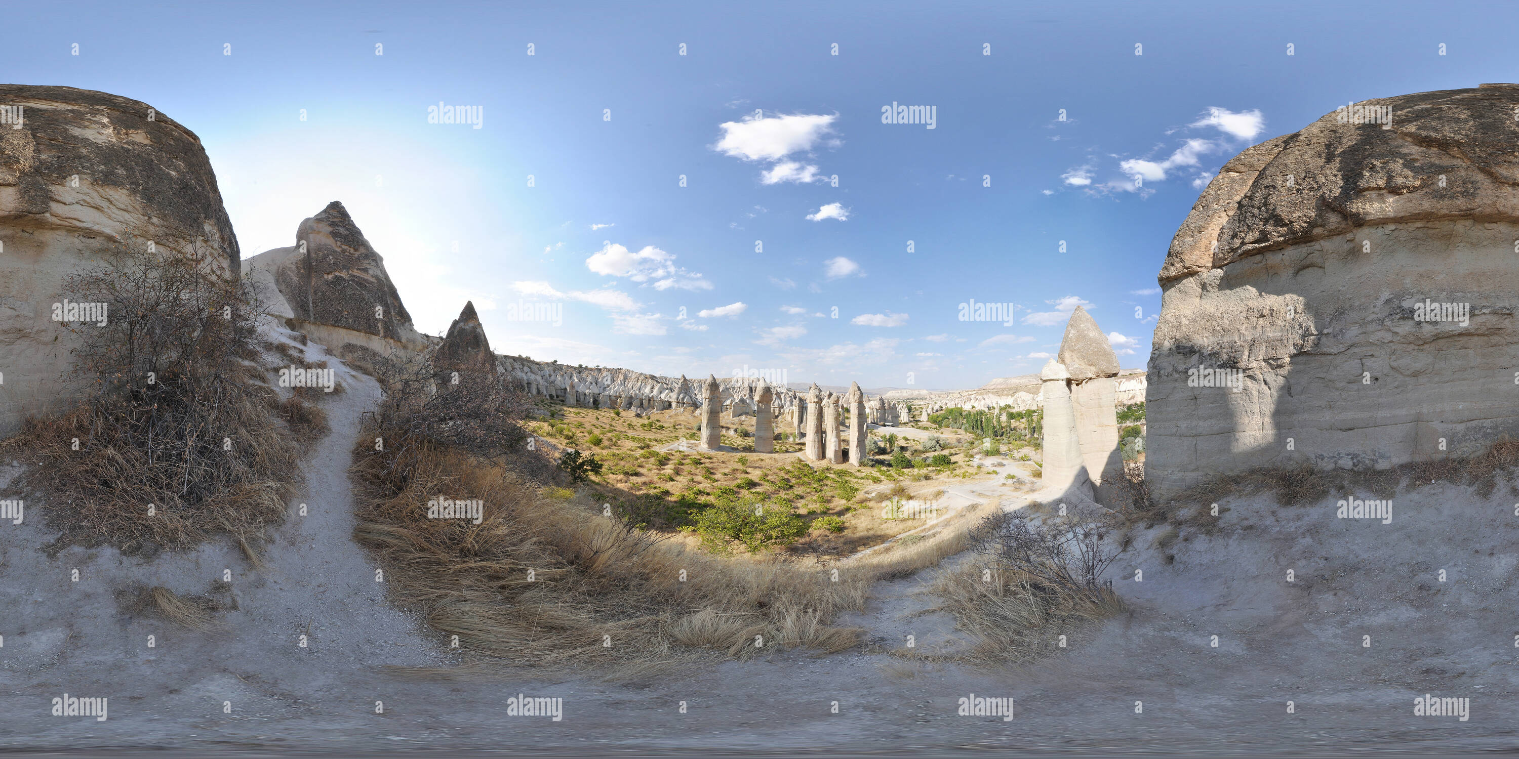 Visualizzazione panoramica a 360 gradi di Peri di Göreme Bacalari Tepe