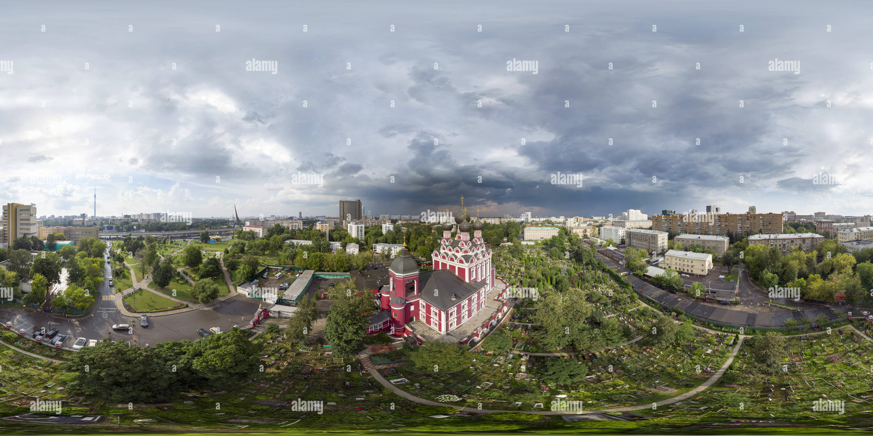 Visualizzazione panoramica a 360 gradi di La Chiesa di Tikhvin Icona della Madre di Dio nella Alekseevsky