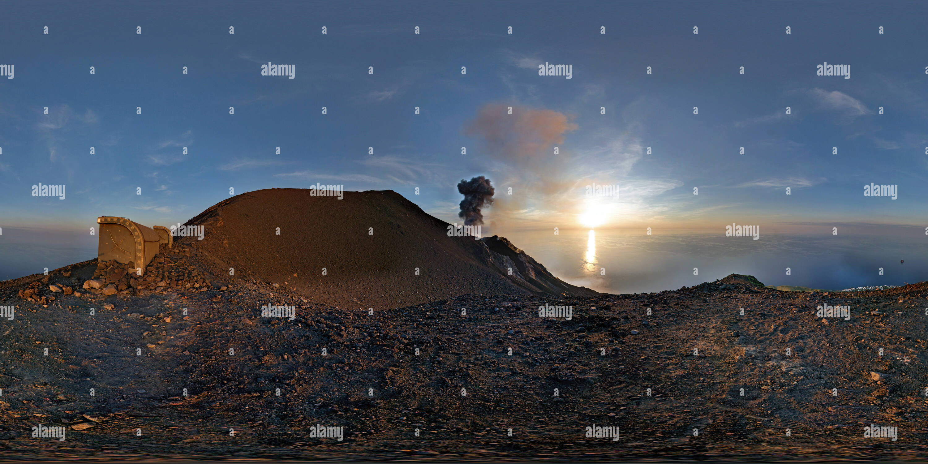 Visualizzazione panoramica a 360 gradi di Sciare del Fuoco