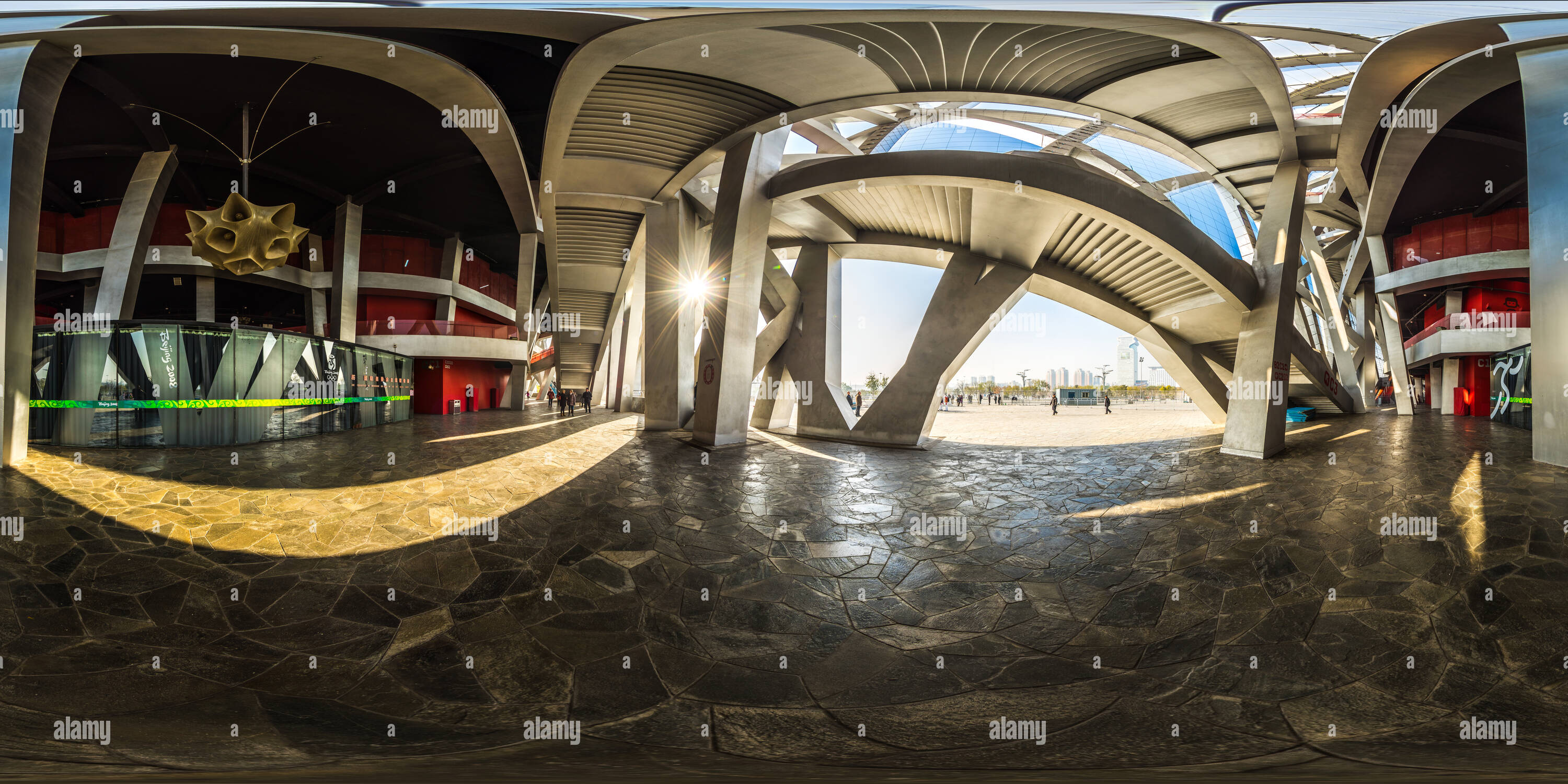 Visualizzazione panoramica a 360 gradi di Nationalstadion Pechino