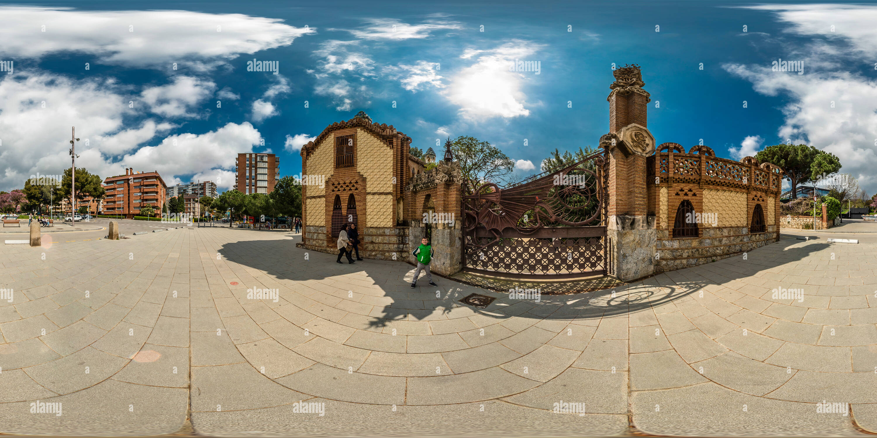 Visualizzazione panoramica a 360 gradi di Finca Güell