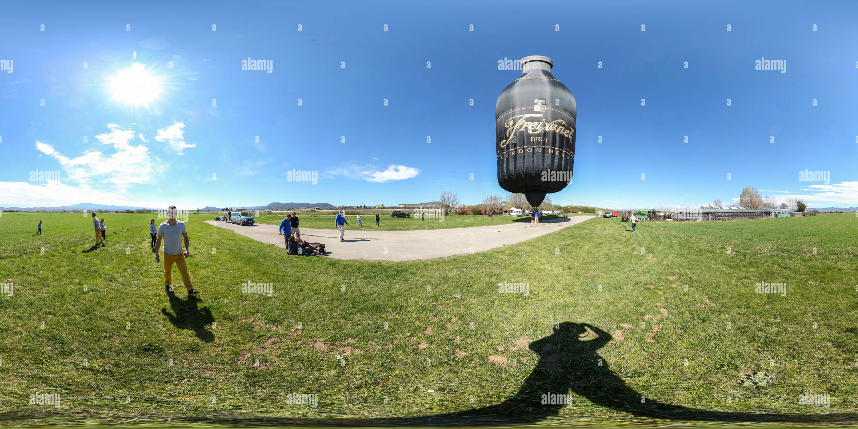 Visualizzazione panoramica a 360 gradi di 7 - Bottiglia palloncino - XXXII international mercat del ram balloon Trophy 2015 Vic