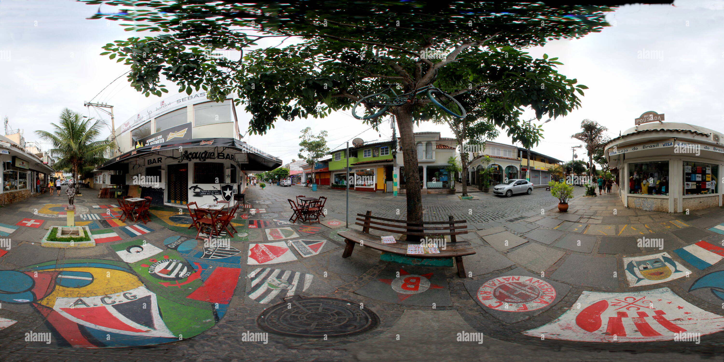 Visualizzazione panoramica a 360 gradi di Il Botafogo - Buzios rj