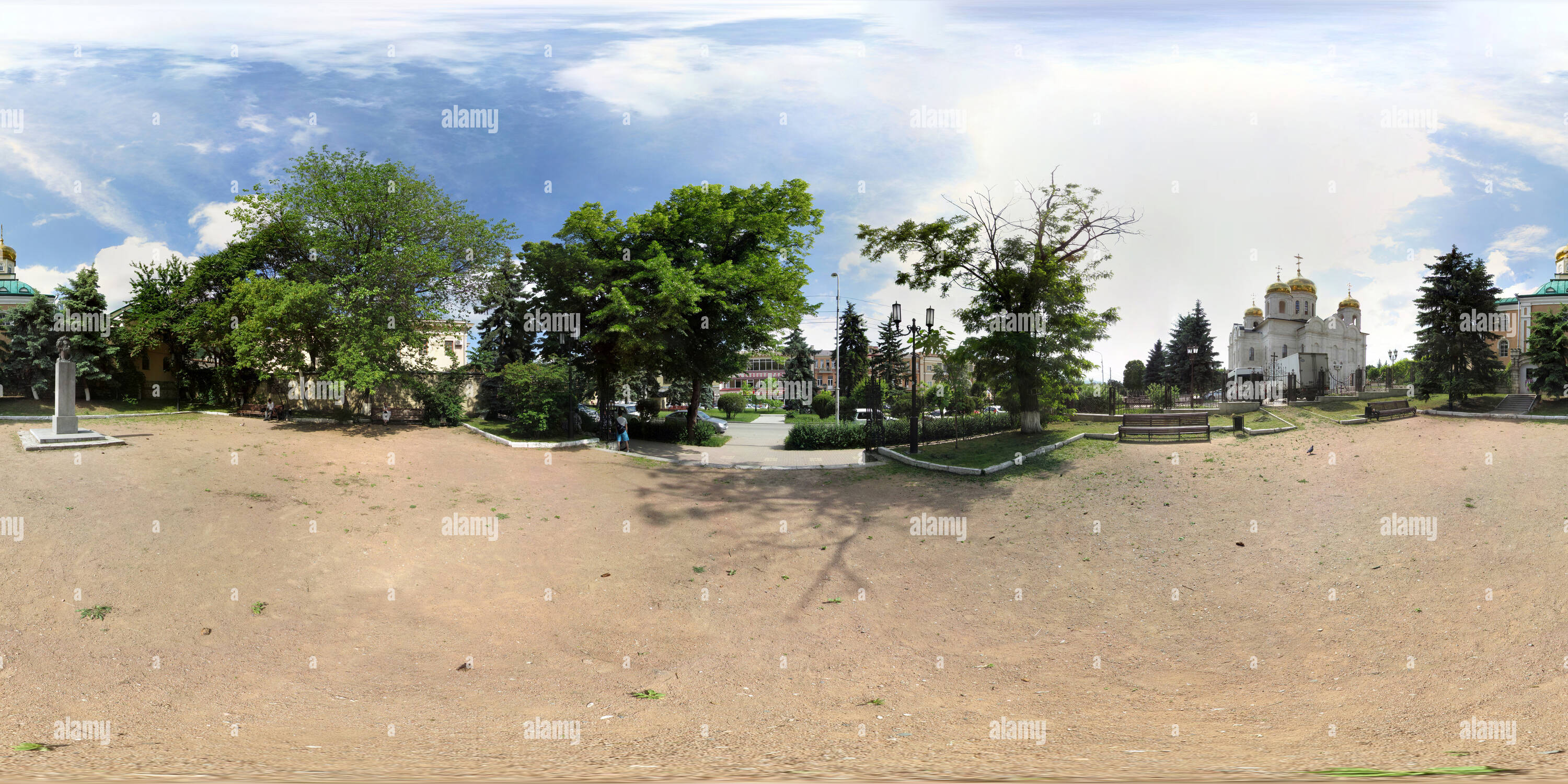 Visualizzazione panoramica a 360 gradi di Square. Pyatigorsk 2015