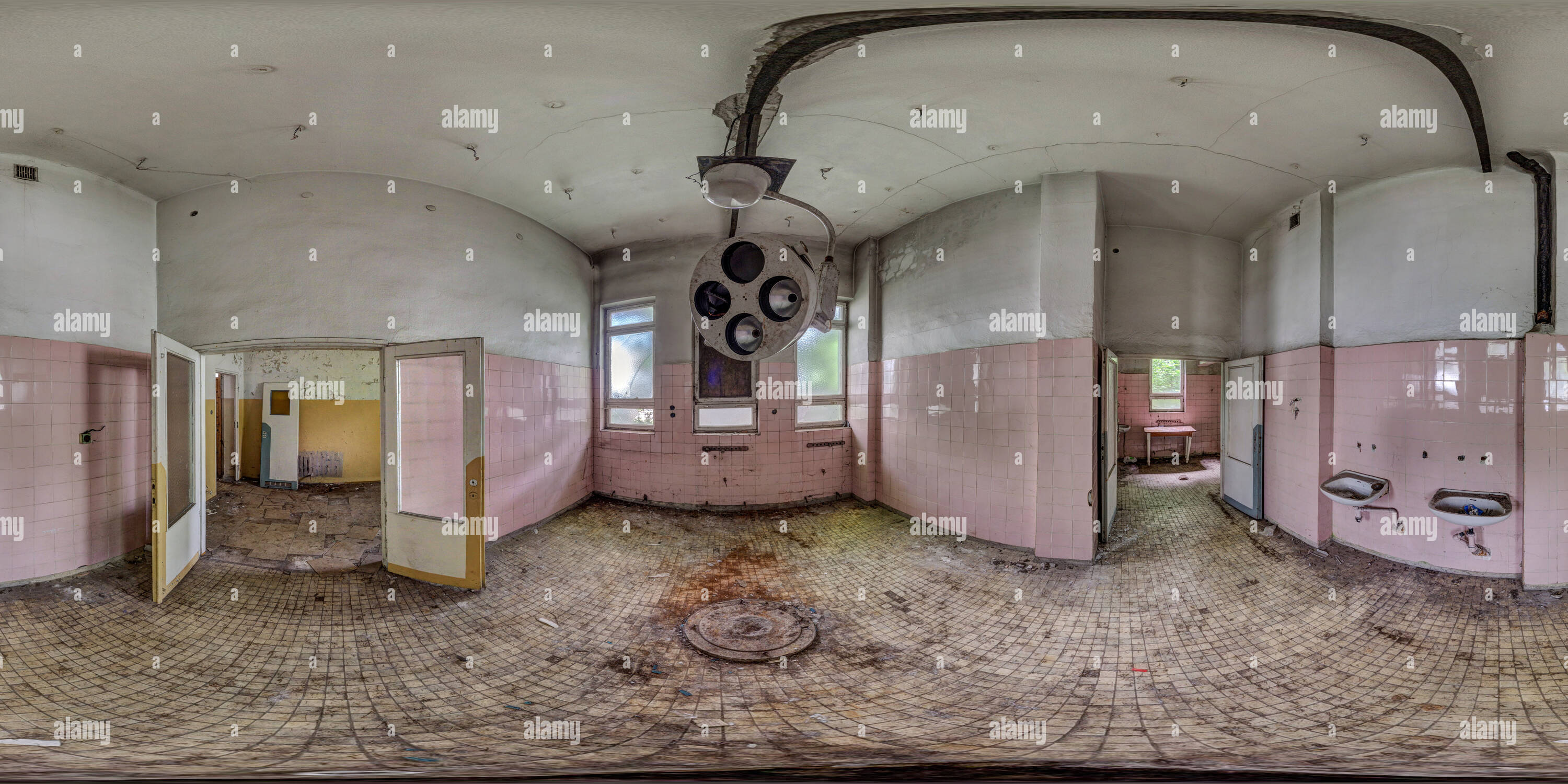 Visualizzazione panoramica a 360 gradi di Sala di dissezione