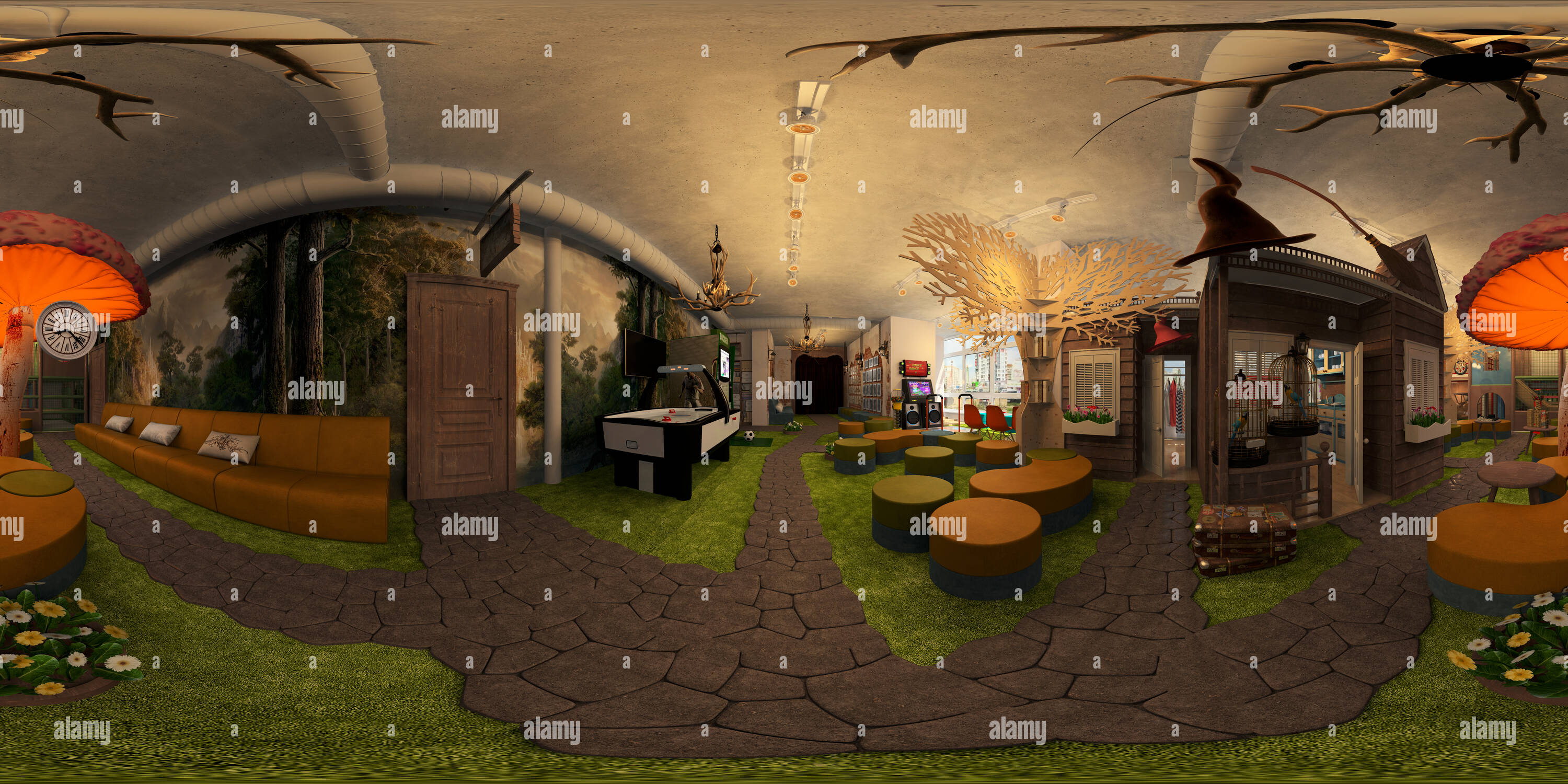 Visualizzazione panoramica a 360 gradi di 10000 1