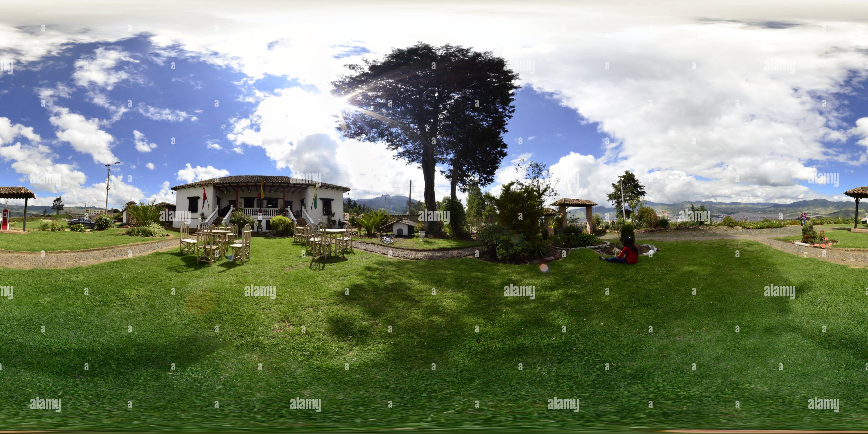 Visualizzazione panoramica a 360 gradi di Panorama La Estancia pieno