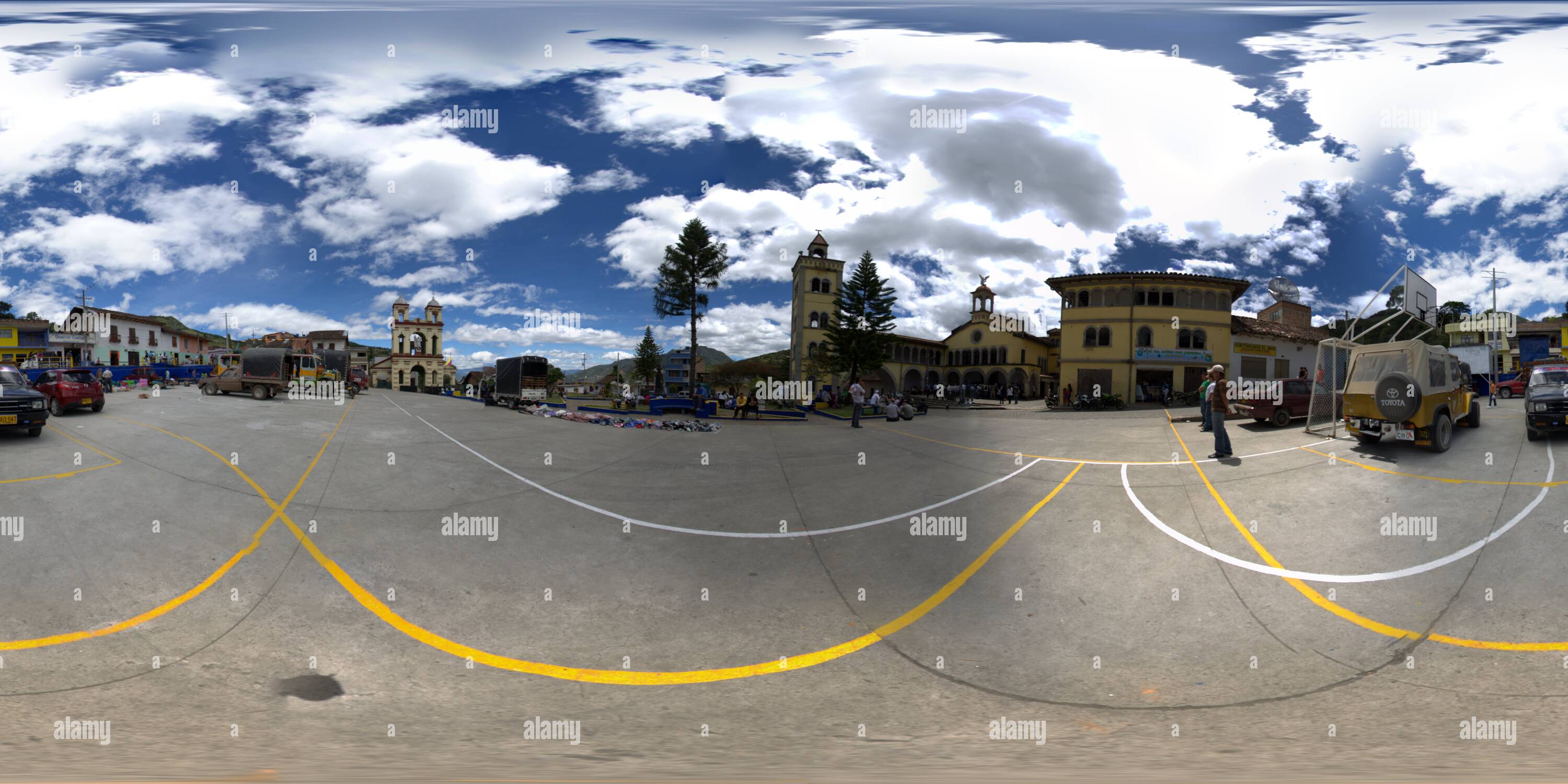 Visualizzazione panoramica a 360 gradi di Berruecos posto