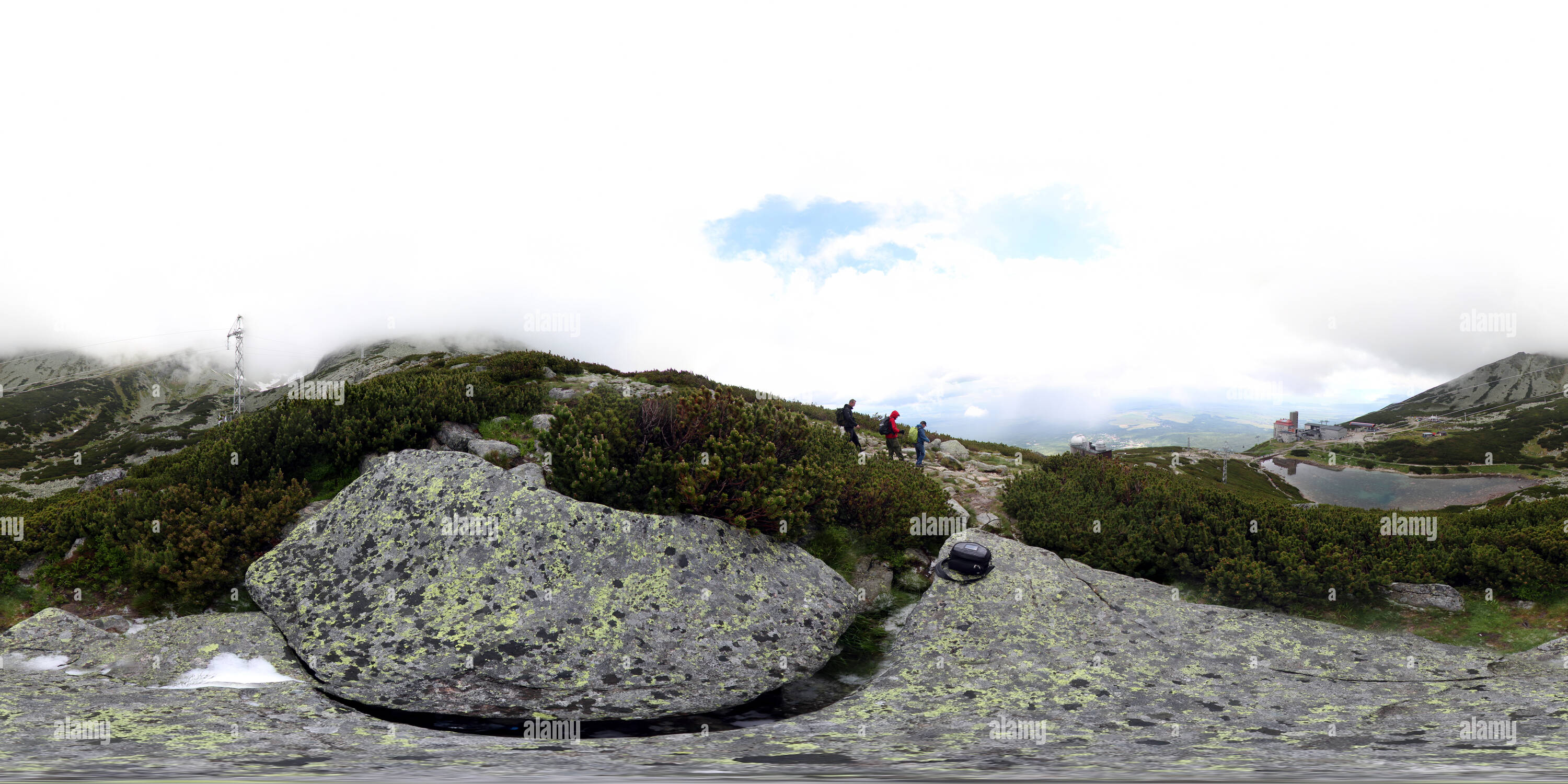 Visualizzazione panoramica a 360 gradi di Lomnica skicenter