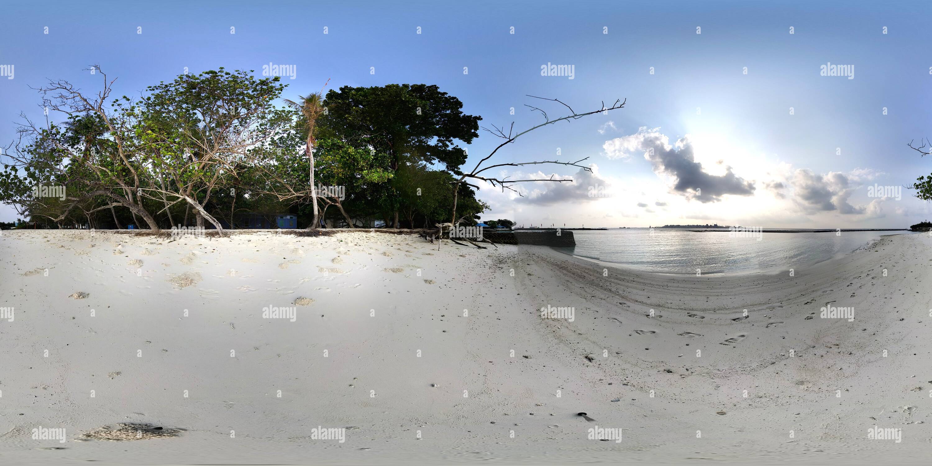 Visualizzazione panoramica a 360 gradi di Villimale' Beach