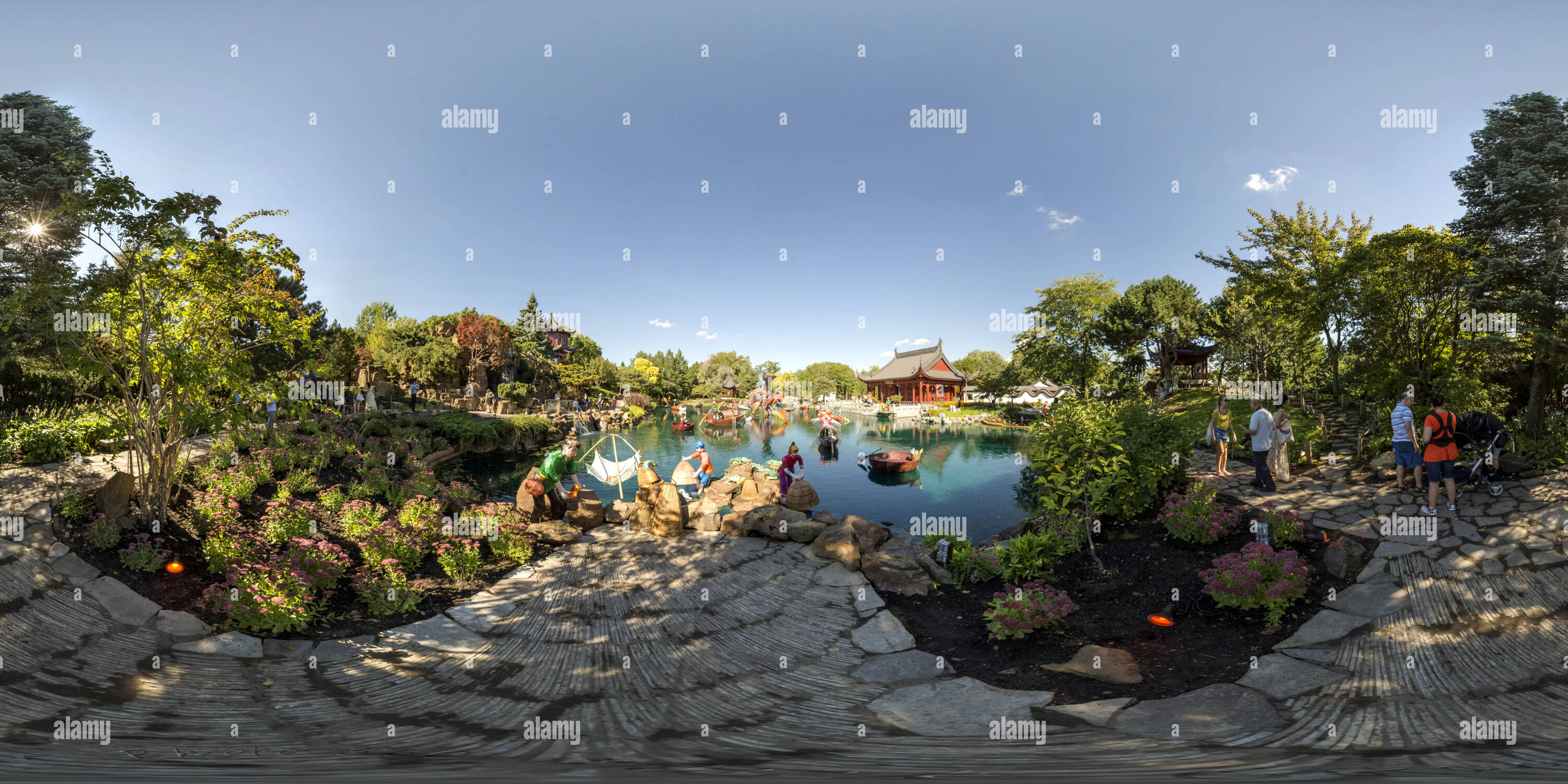 Visualizzazione panoramica a 360 gradi di Jardin De Chine 2