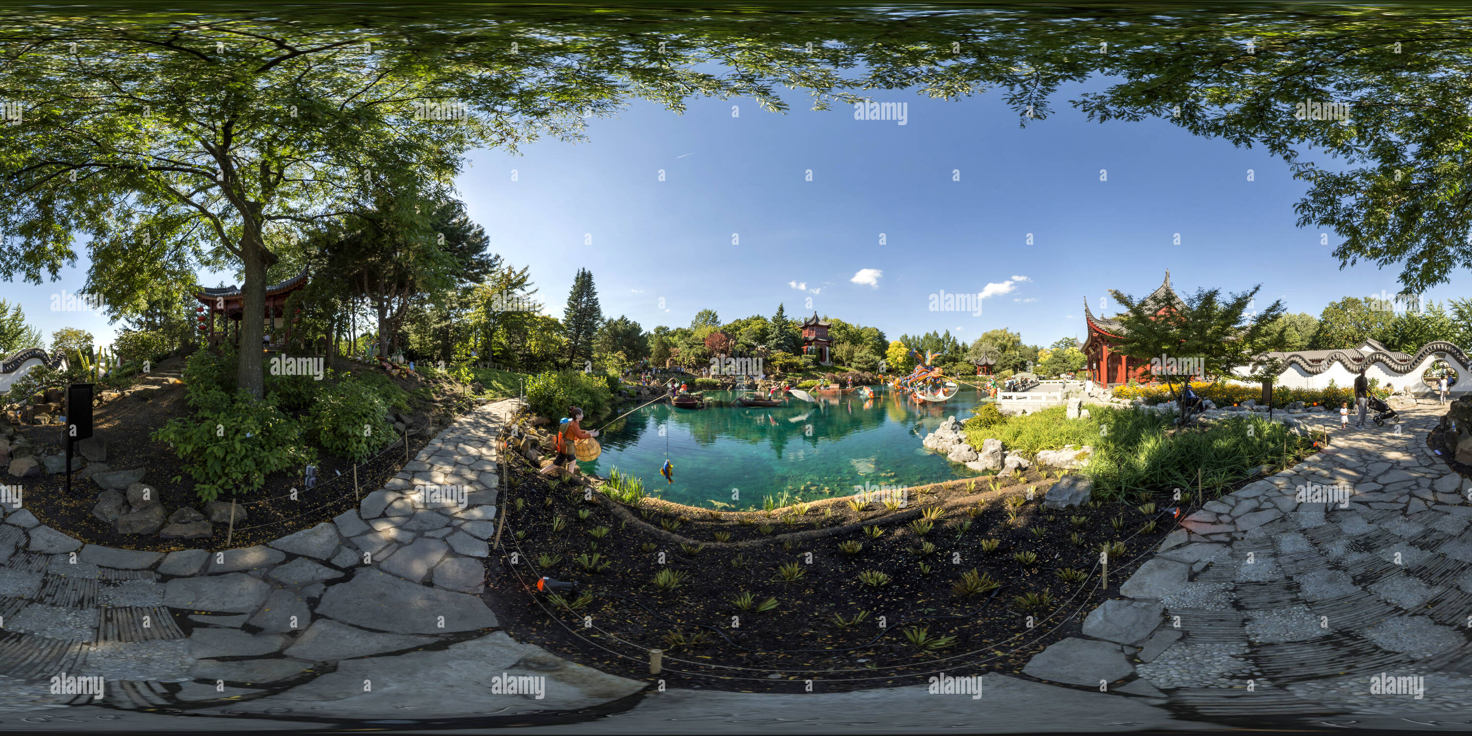 Visualizzazione panoramica a 360 gradi di Jardin De Chine 1