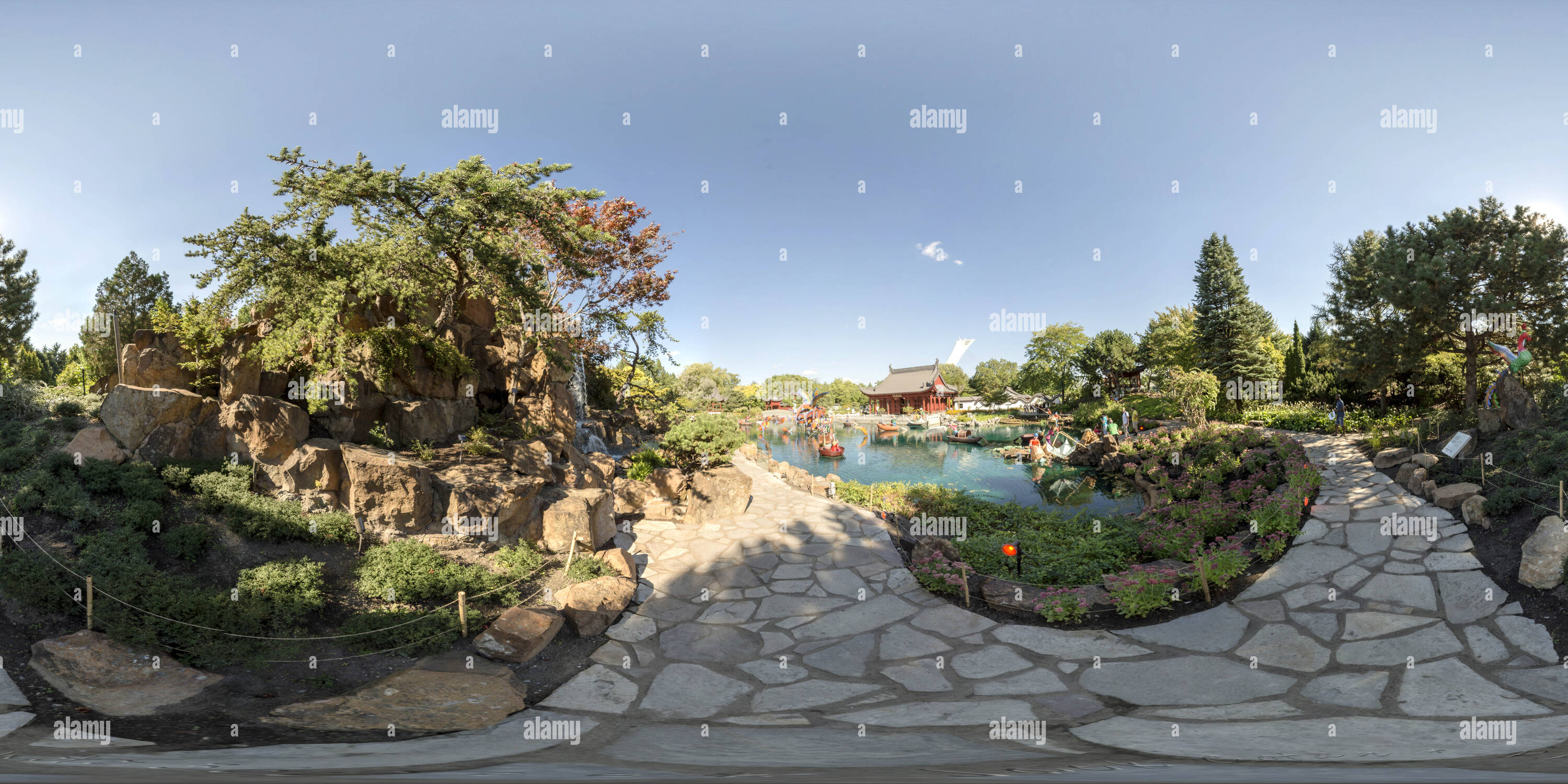 Visualizzazione panoramica a 360 gradi di Jardin De Chine 3