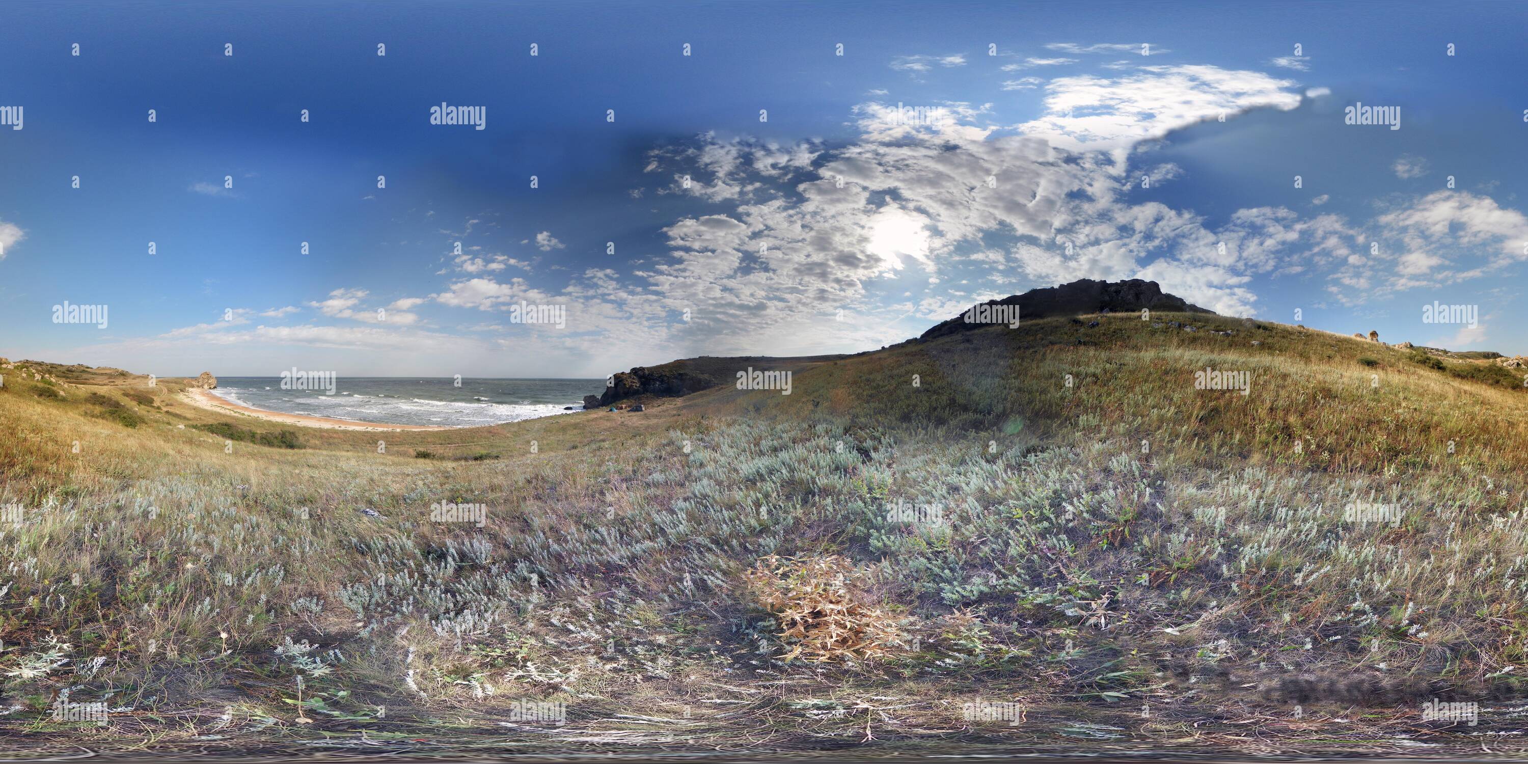 Visualizzazione panoramica a 360 gradi di Spiagge generali