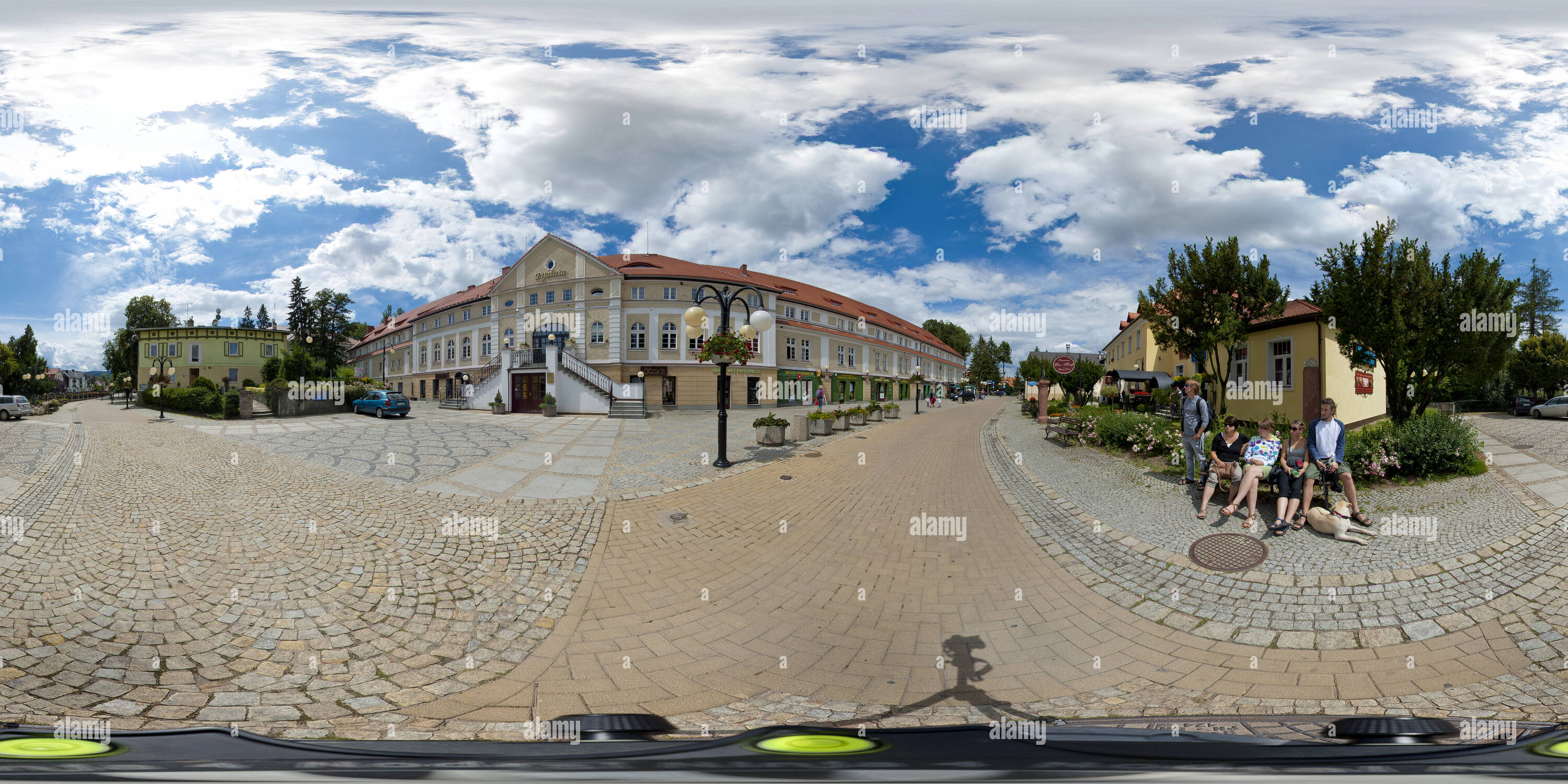 Visualizzazione panoramica a 360 gradi di Polanica Zdrój