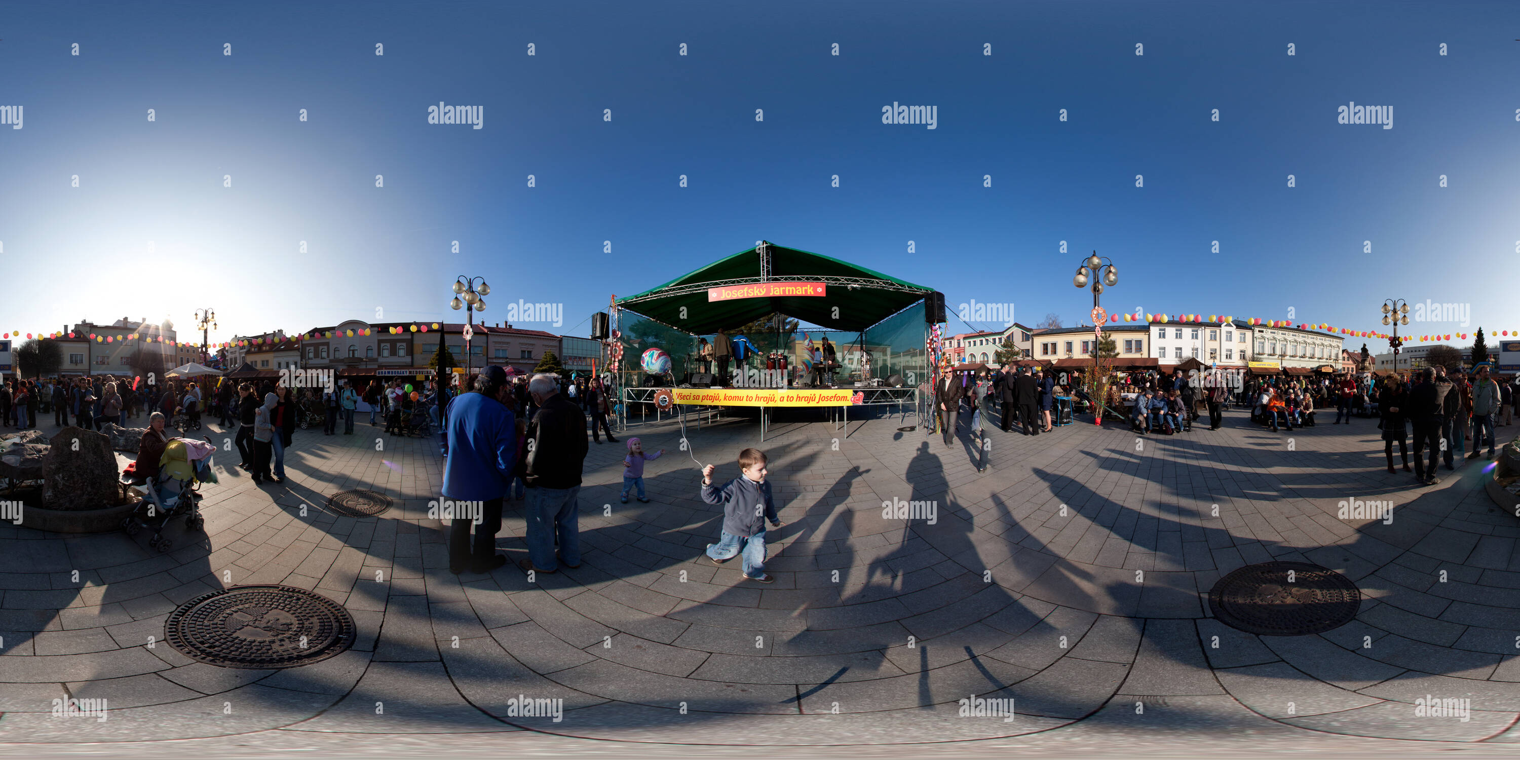 Visualizzazione panoramica a 360 gradi di Josefovský jarmark - Rožnov pod Radhoštěm