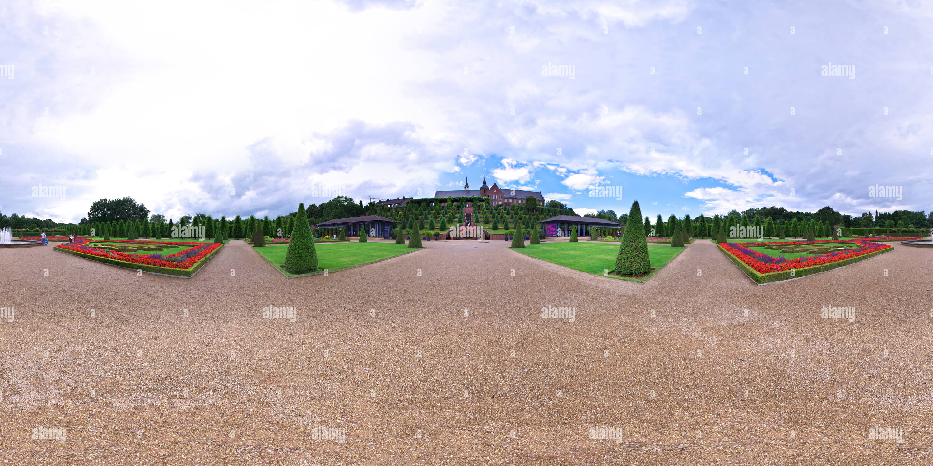 Visualizzazione panoramica a 360 gradi di Kloster Kamp - Terrassengarten