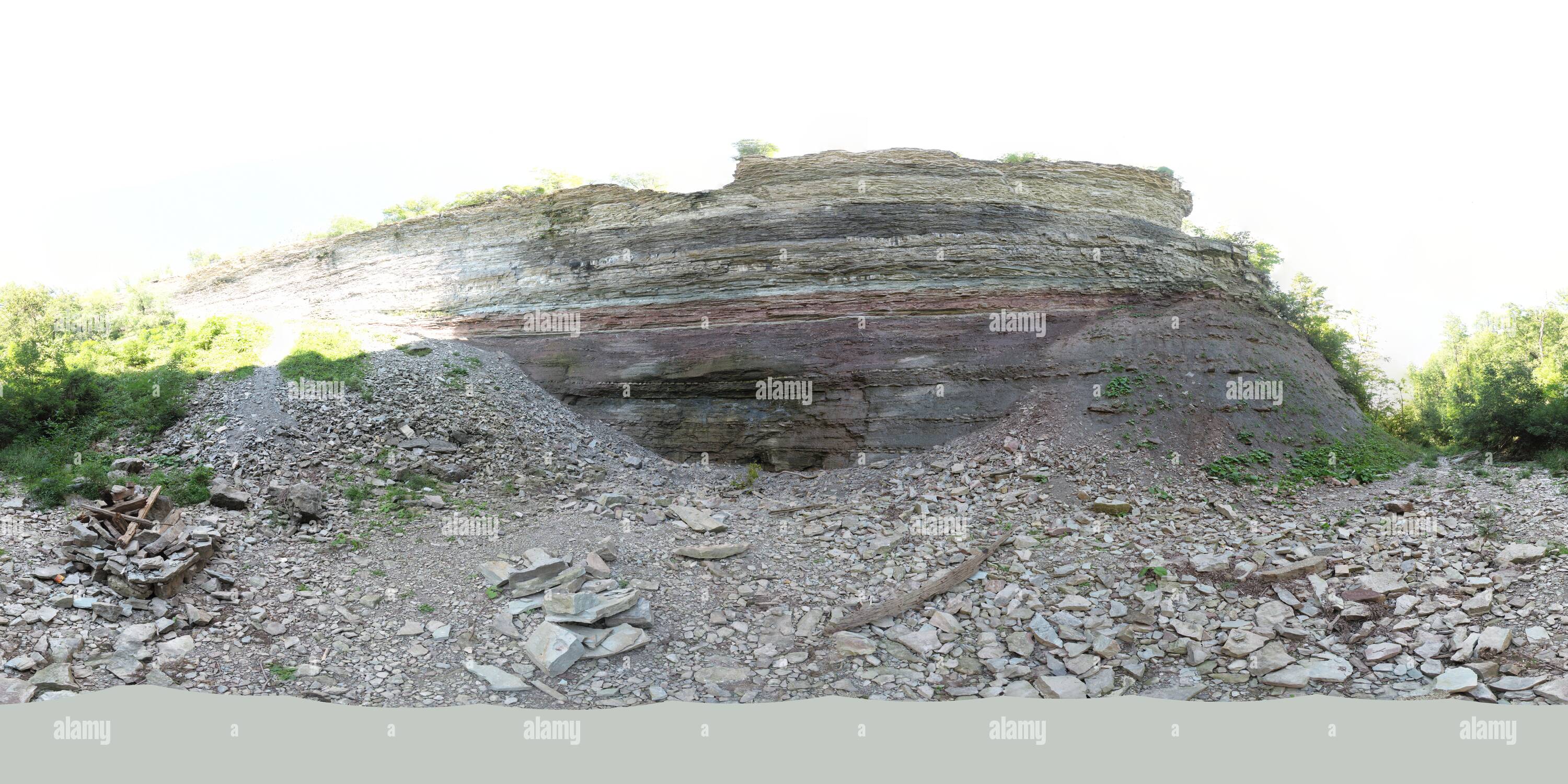 Visualizzazione panoramica a 360 gradi di Devil's Punch Bowl, Hamilton