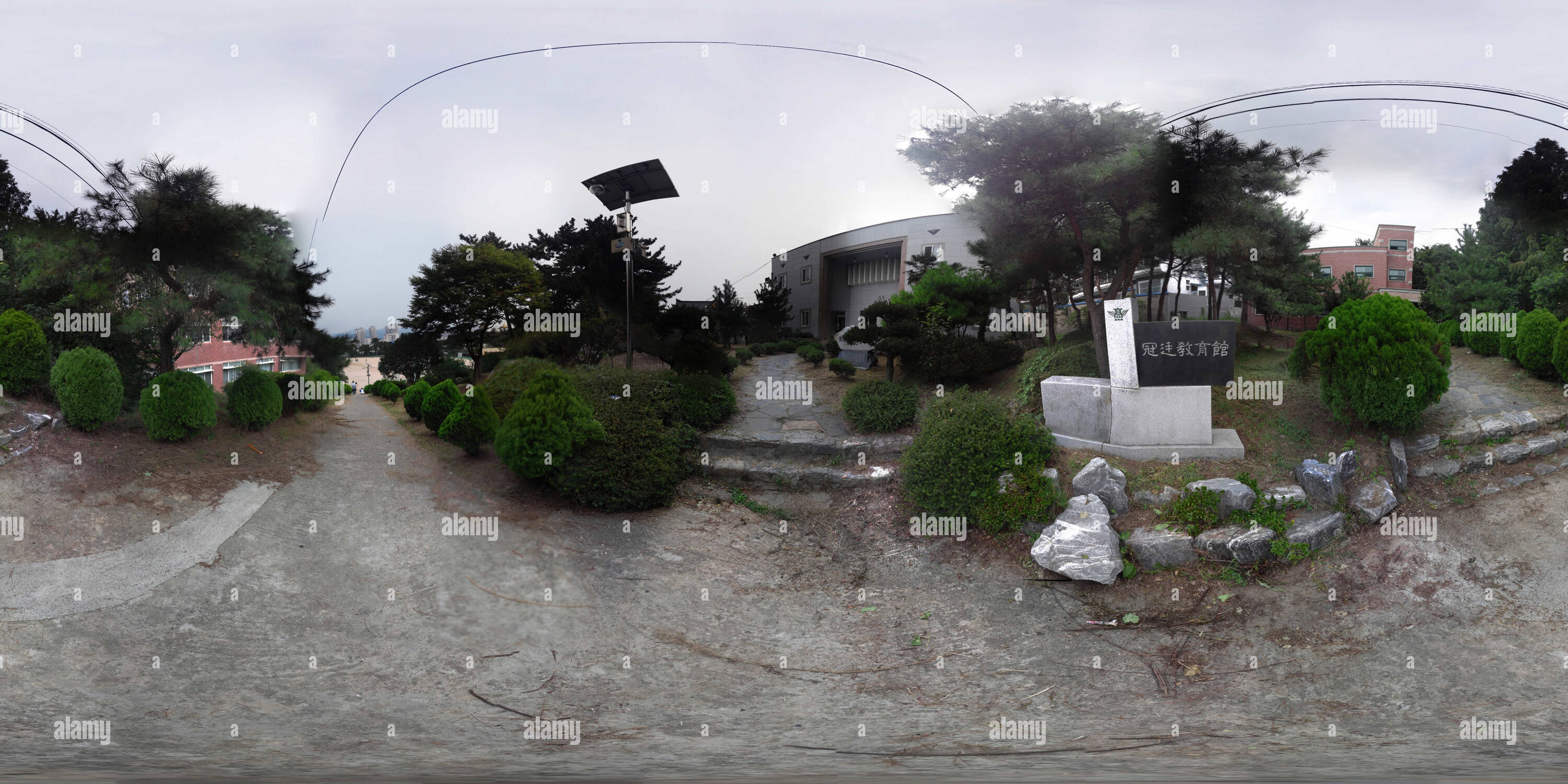 Visualizzazione panoramica a 360 gradi di Masan Alta scuola