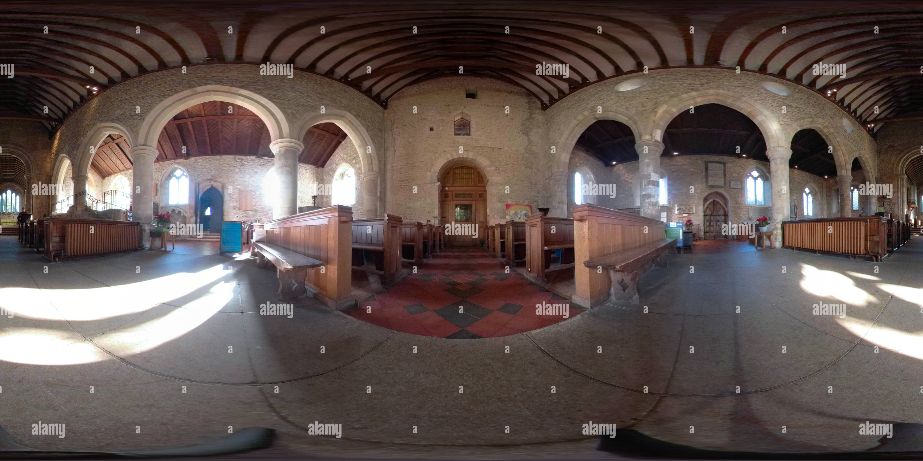 Visualizzazione panoramica a 360 gradi di Bosham West Sussex Regno Unito