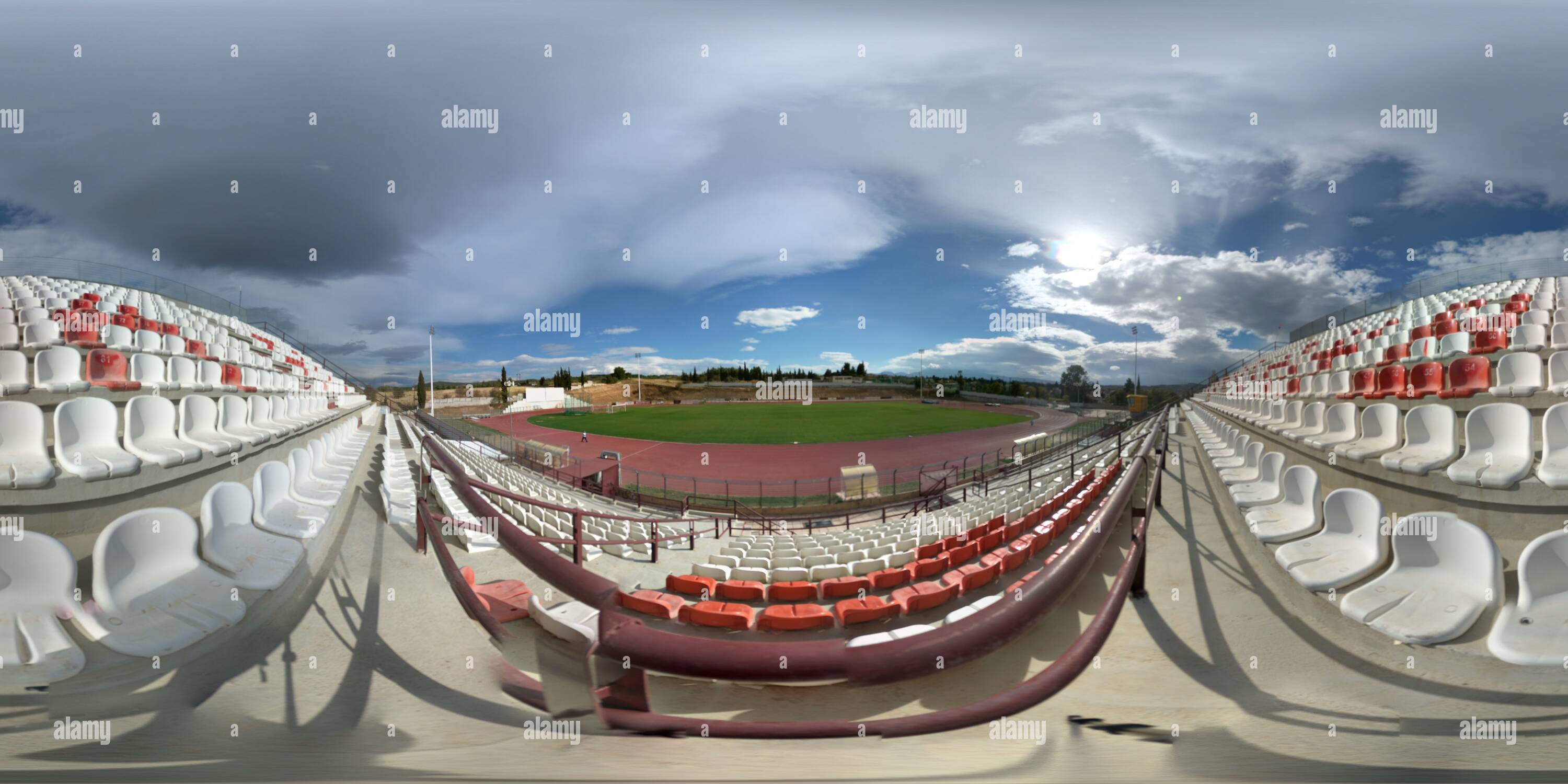 Visualizzazione panoramica a 360 gradi di Stadium thiva