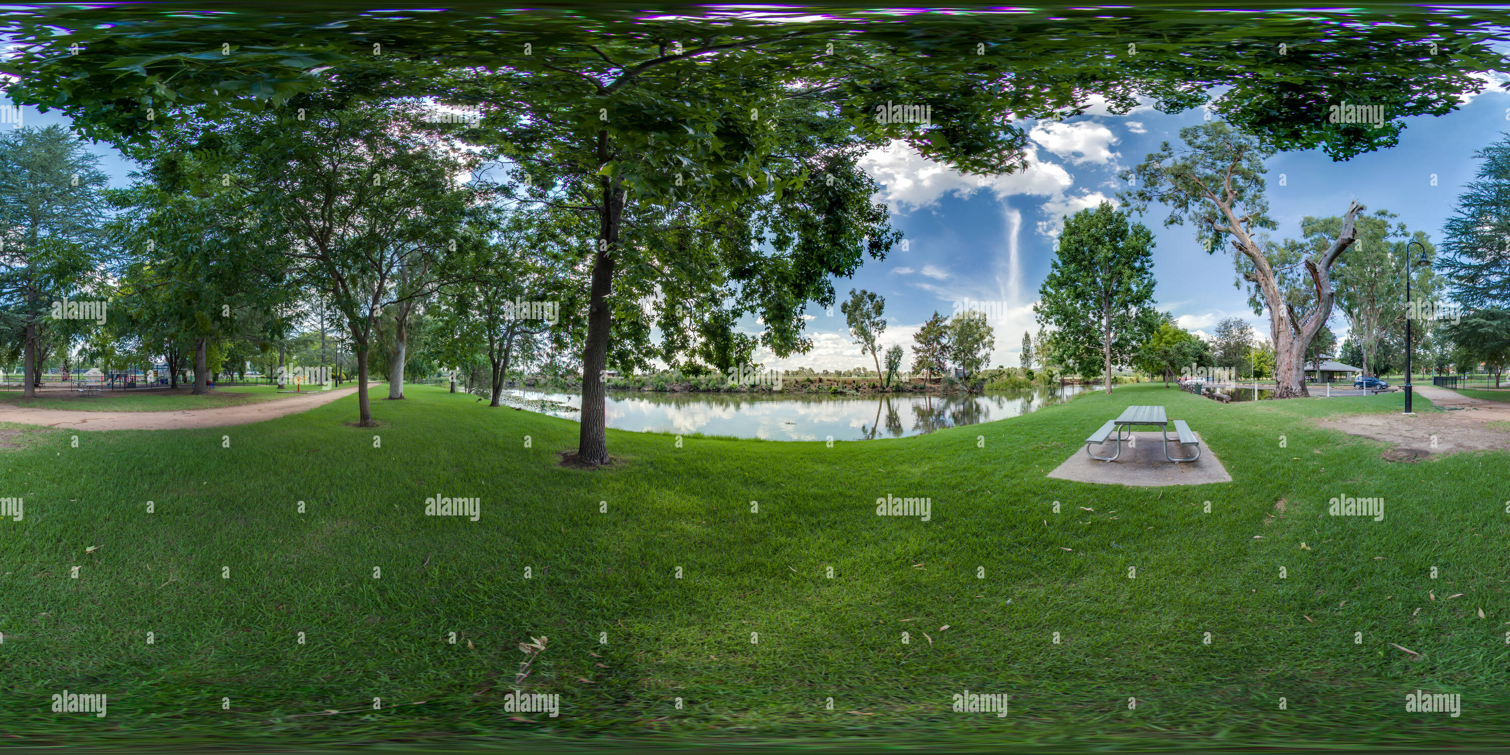 Visualizzazione panoramica a 360 gradi di Lawson Park, Mudgee NSW Ausralia