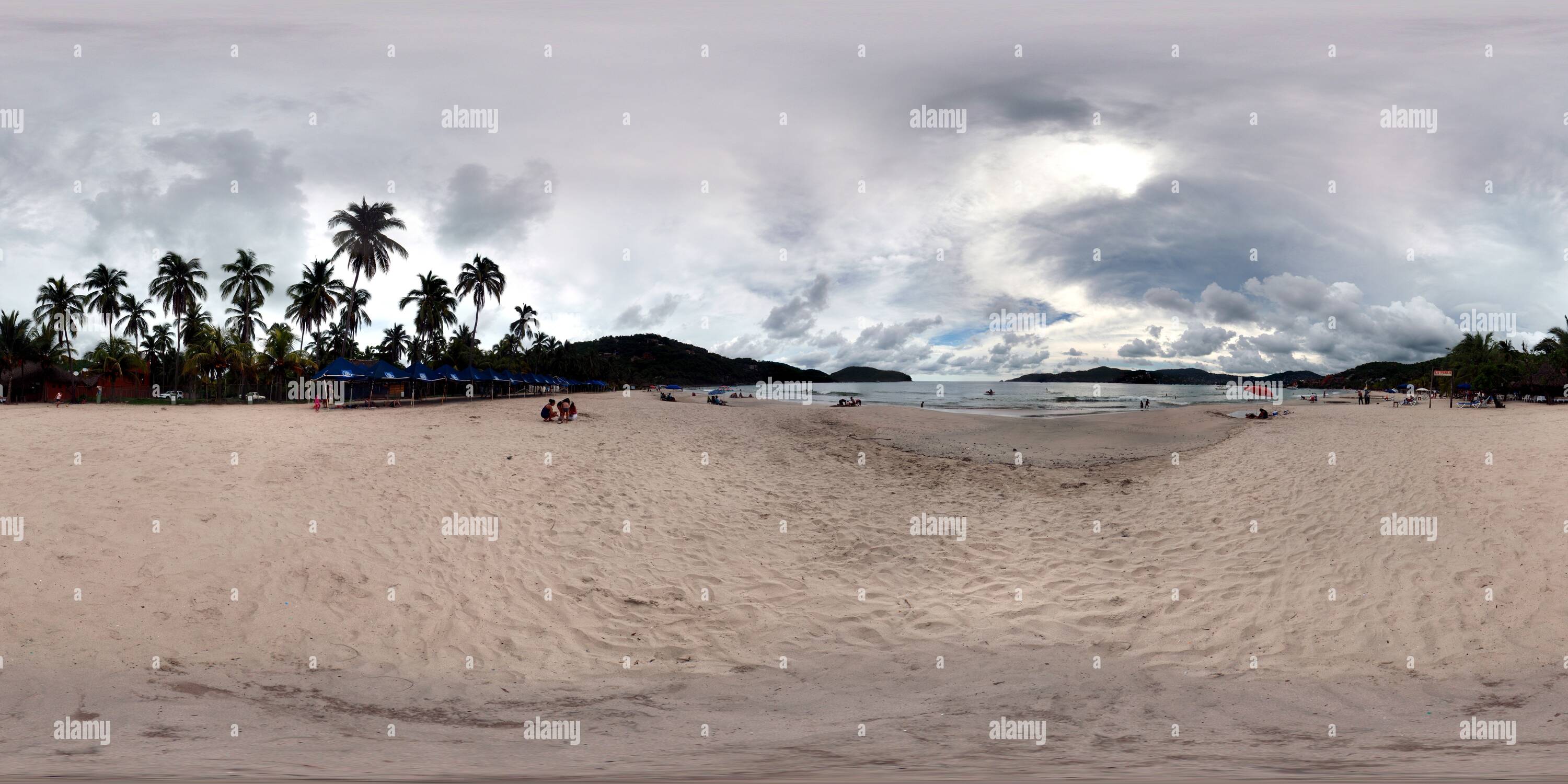 Visualizzazione panoramica a 360 gradi di Playa la Ropa