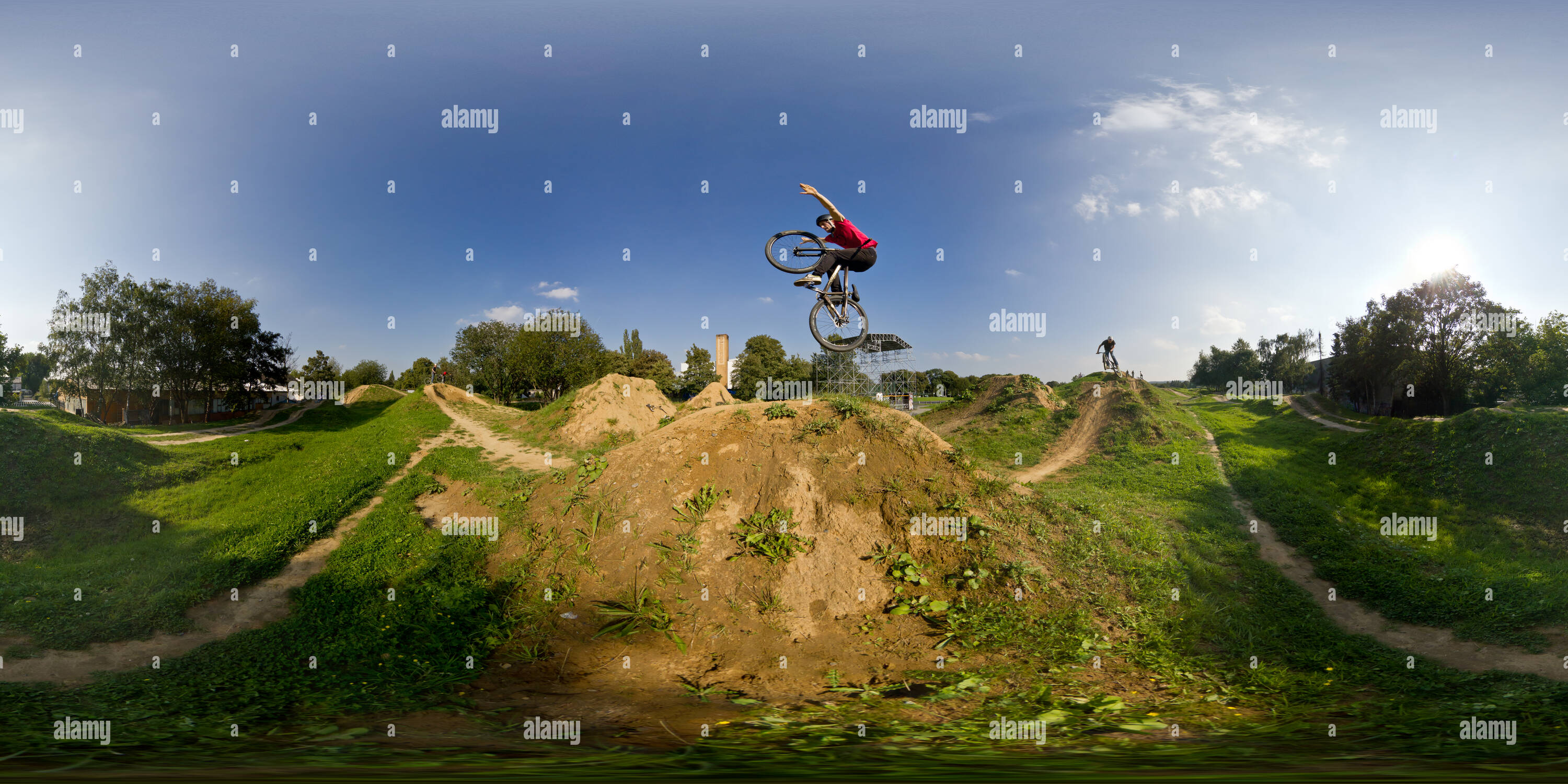 Visualizzazione panoramica a 360 gradi di Bikepark Dortmund Hombruch