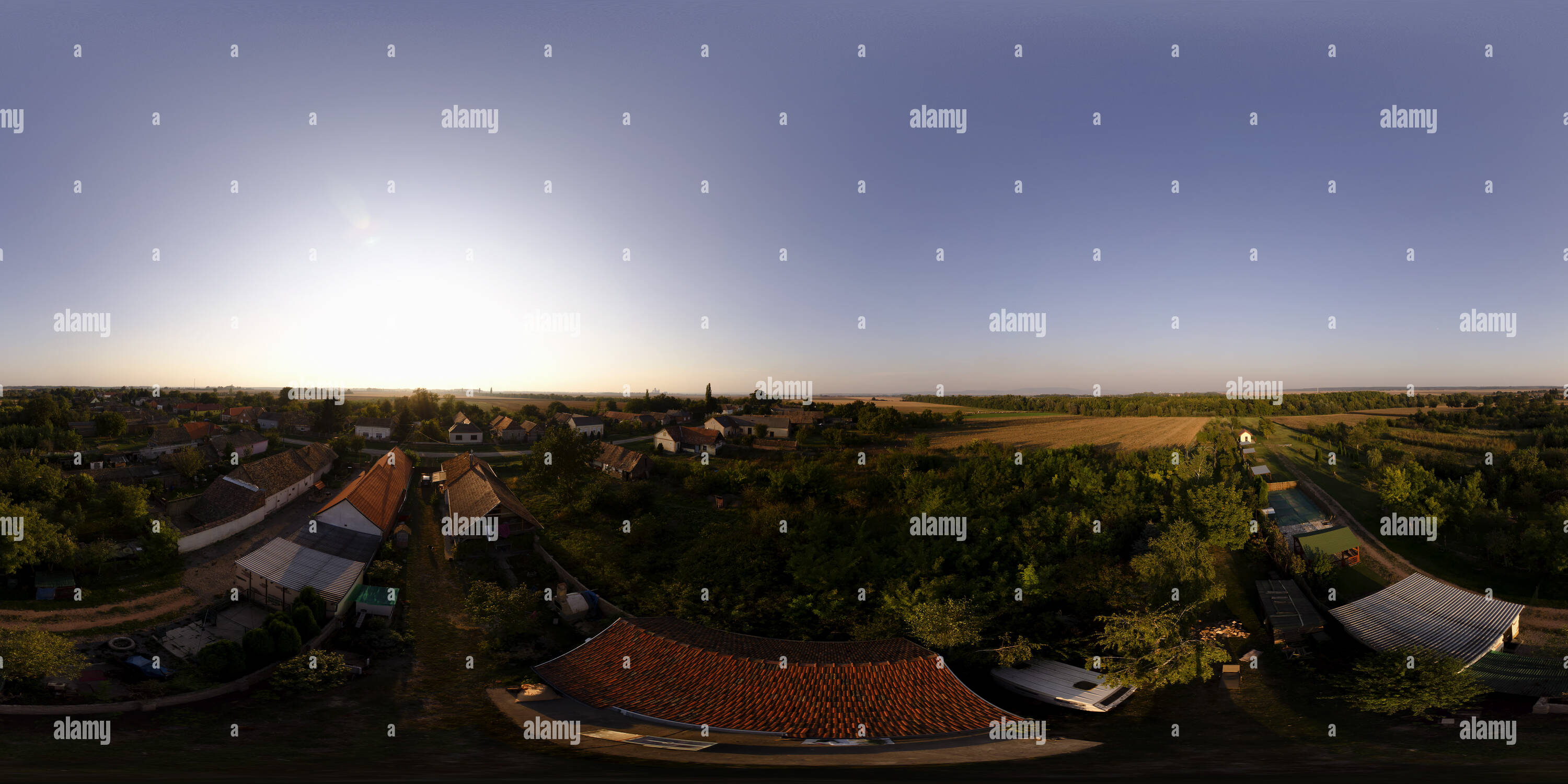 Visualizzazione panoramica a 360 gradi di Il test di un nuovo panorama per la pubblicazione