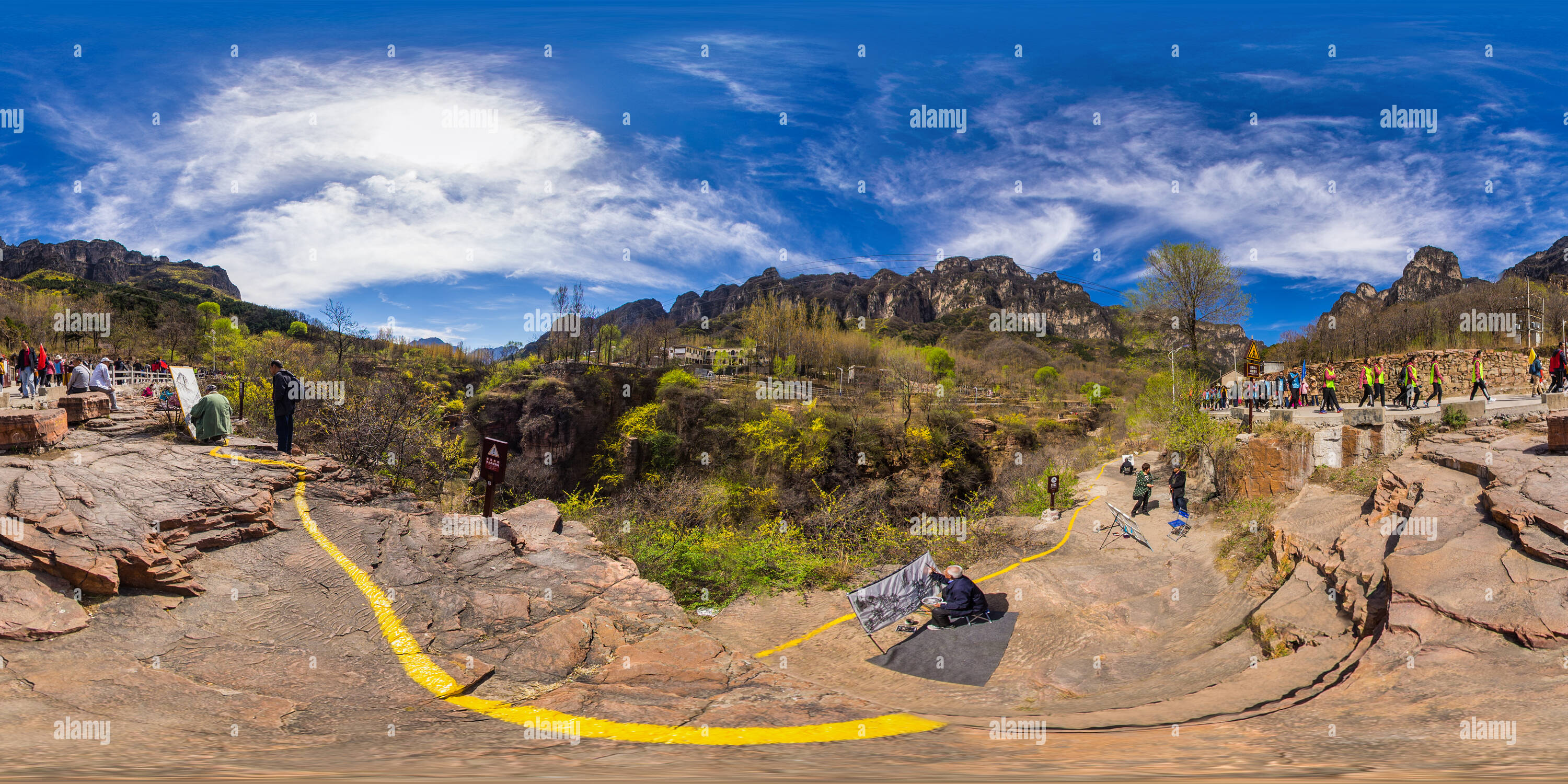 Visualizzazione panoramica a 360 gradi di Montagne Taihang 5