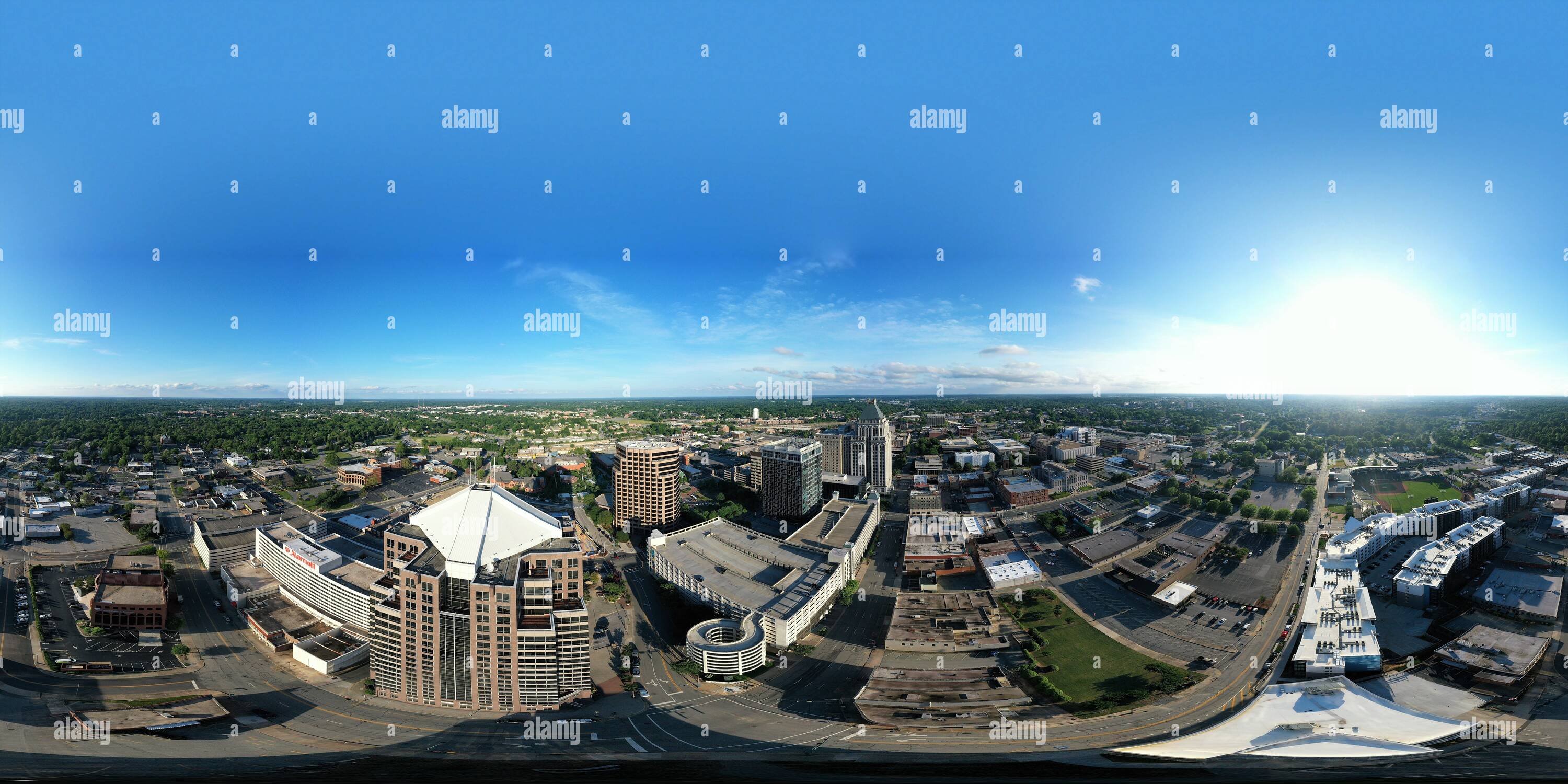Visualizzazione panoramica a 360 gradi di Venerdì pomeriggio su GSO