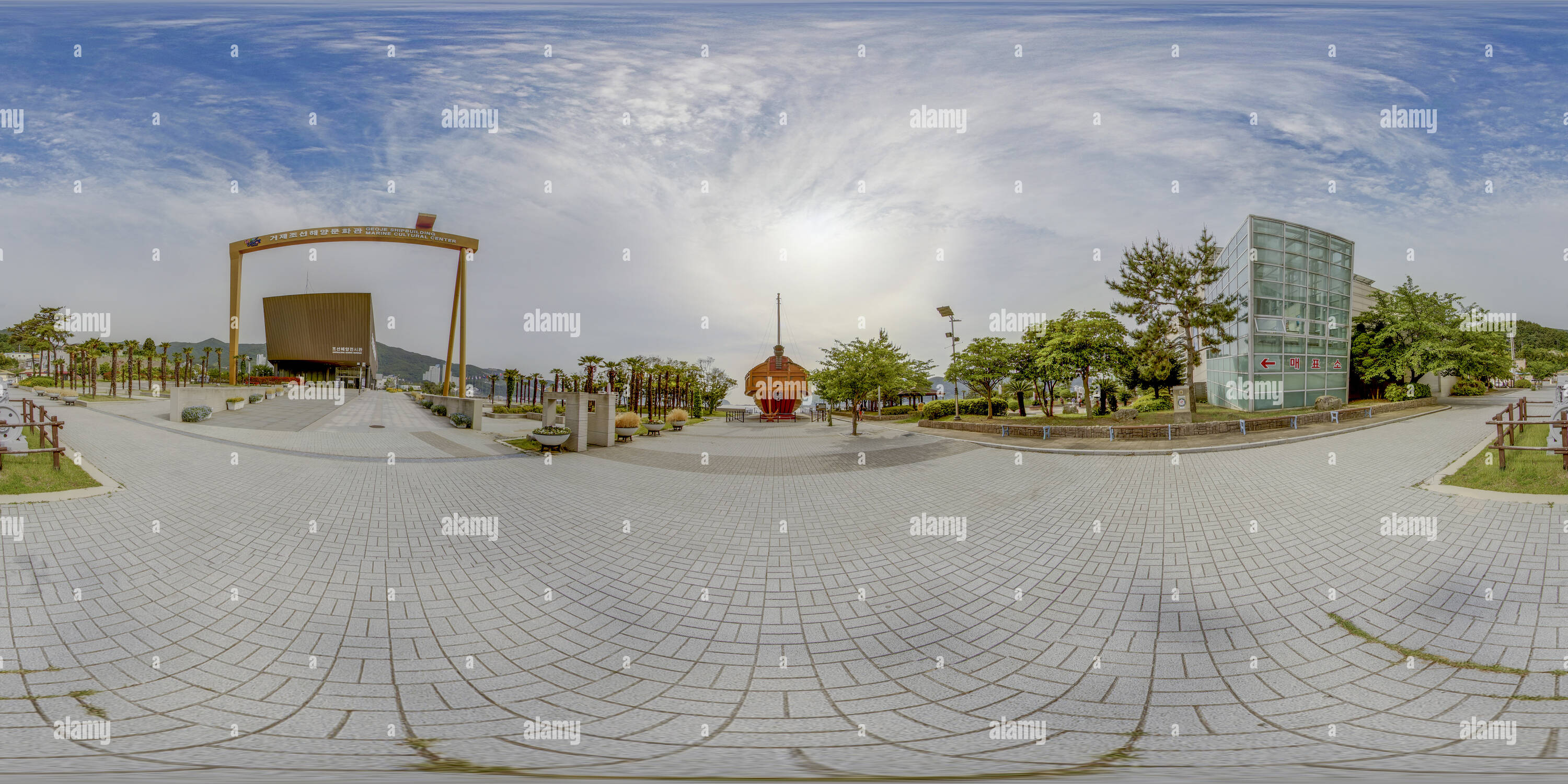 Visualizzazione panoramica a 360 gradi di La Nave Tartaruga - 거제 조선해양 문화관 거북선