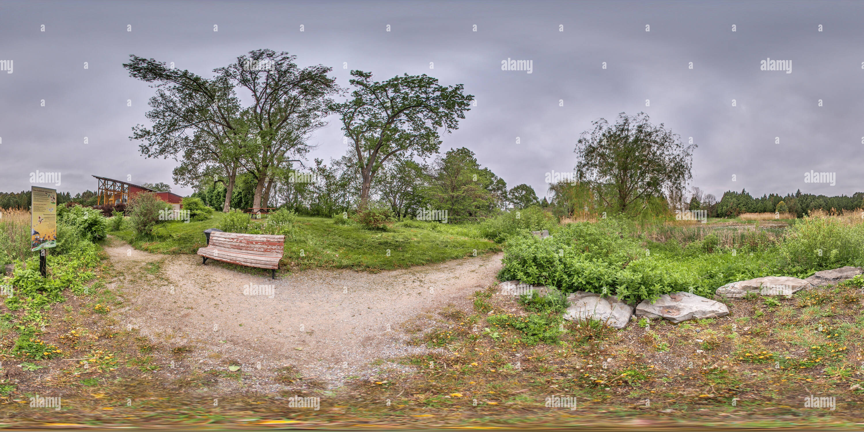 Visualizzazione panoramica a 360 gradi di Frederic Back Tree Pavilion - Montreal Giardino Botanico