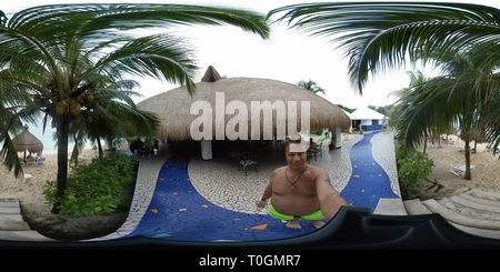 360° view of Nachi Cocom Beach - Cozumel, Mexico 4 - Alamy