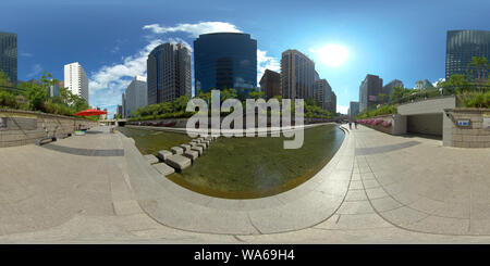 360° view of Full 360 equirectangular spherical panorama in 360° view of Full 360 equirectangular spherical panorama in