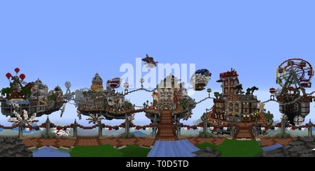 360° view of Minecraft Columbia Panorama - Alamy
