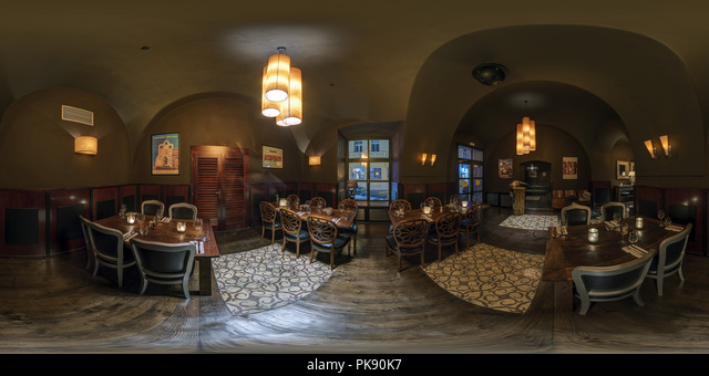 360 -Ansicht auf Agave mexikanische Bar und Restaurant Masna Prag - Alamy